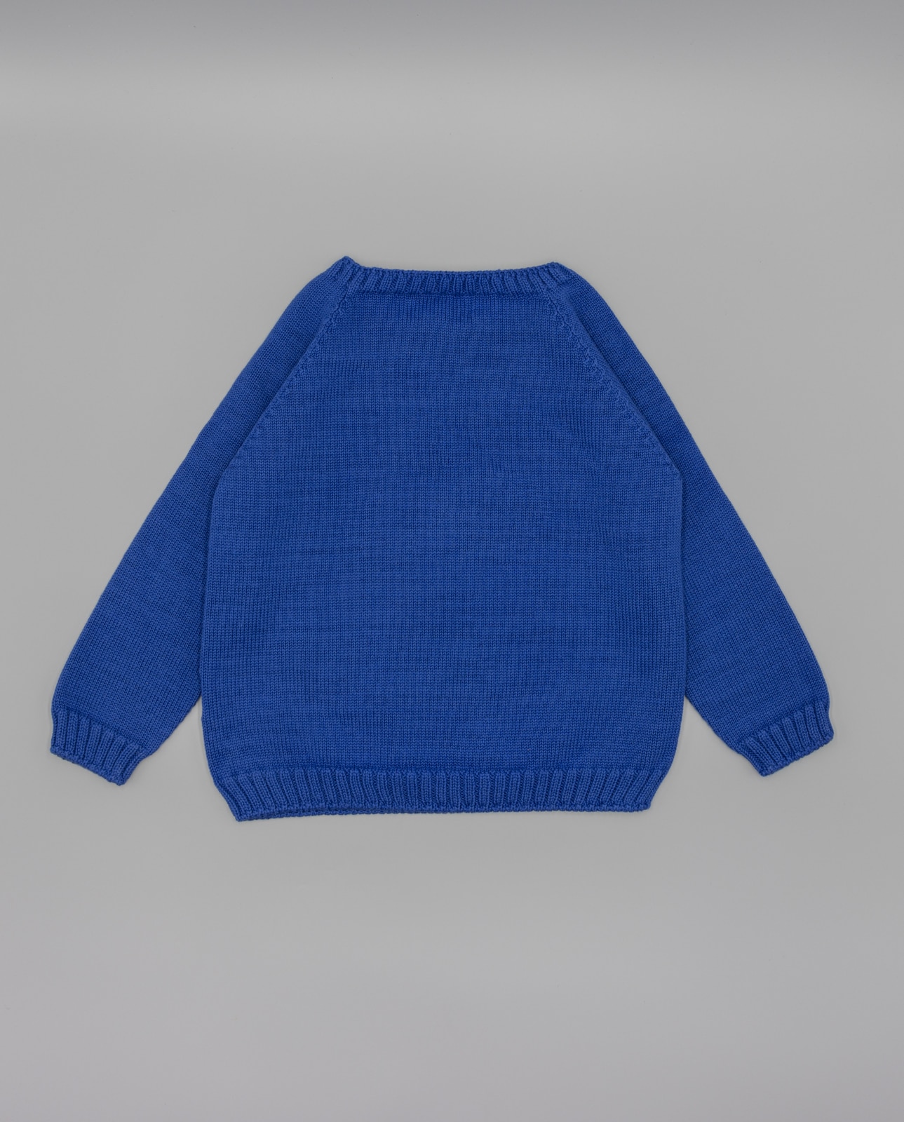 Camisola Infantil de Malha em Algodão com Peixe Azul-índigo-3