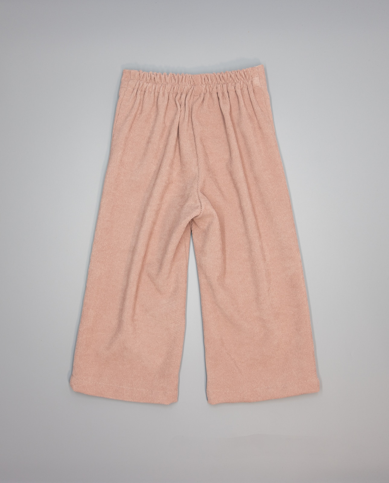 Calças Rosa de Bombazina com Bolsos Plastrão e Ondulina Rosa-3