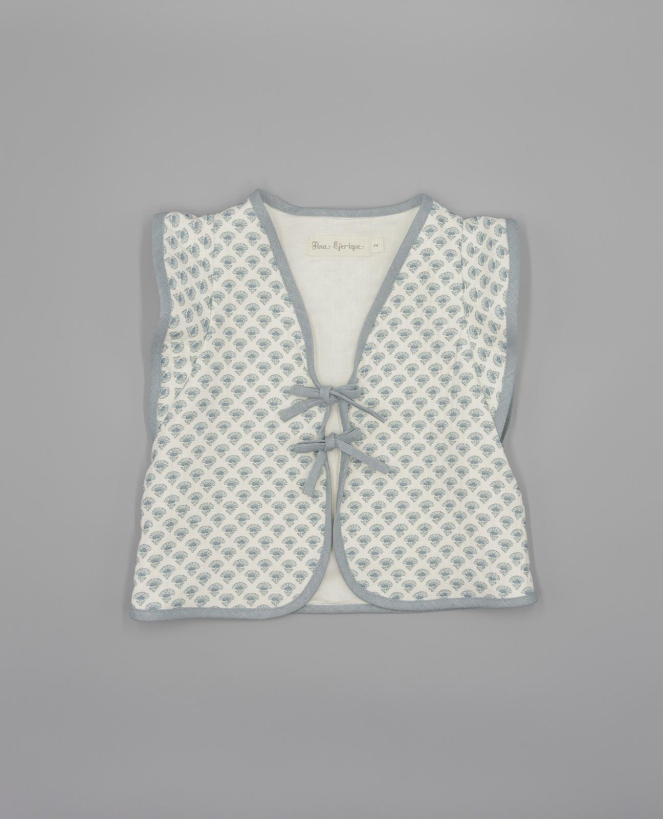 Imagem 0 de Colete Infantil Acolchoado com Estampado Floral