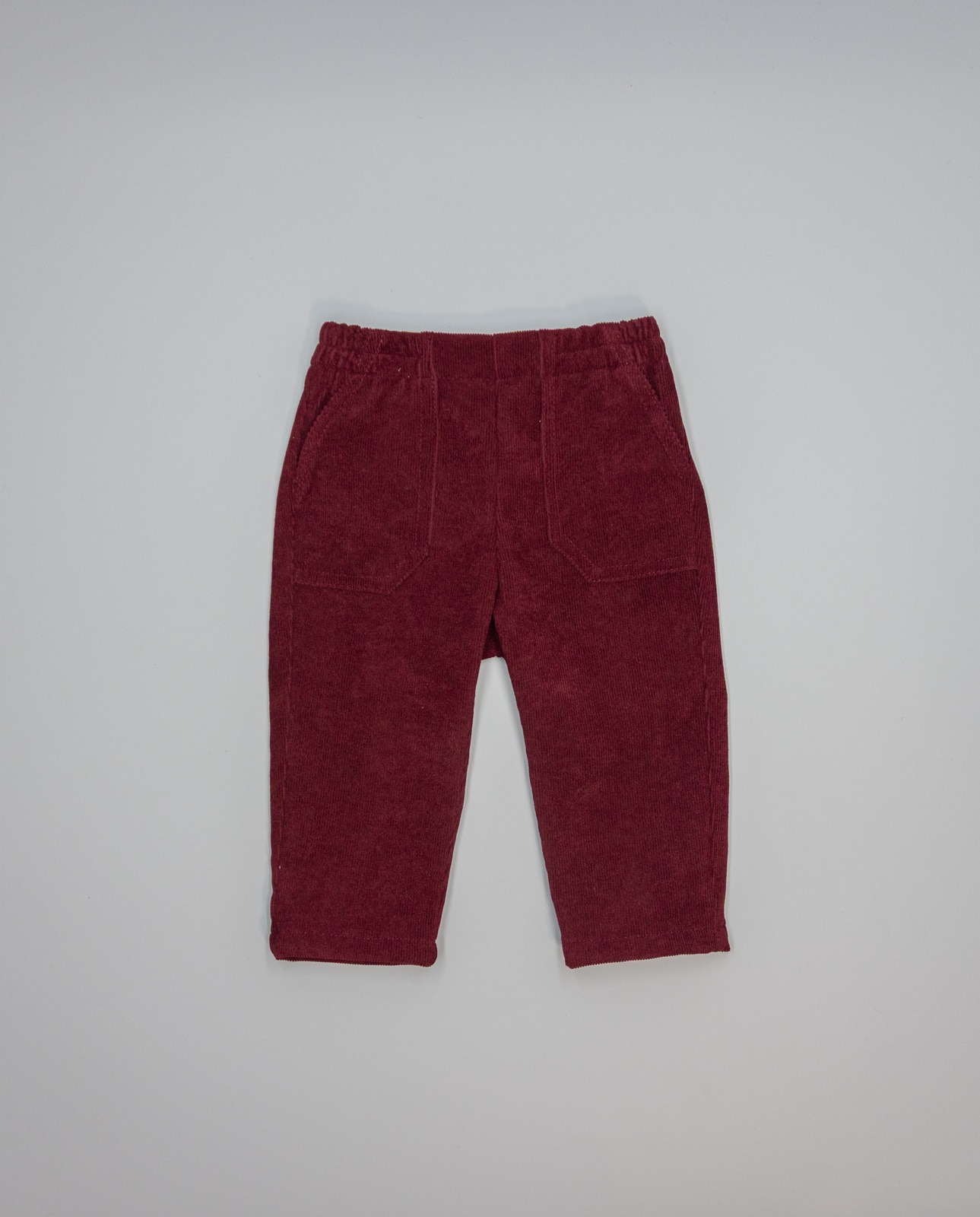 Imagem 0 de Calças Infantil Bordeaux de Bombazina com Bolsos Plastrão
