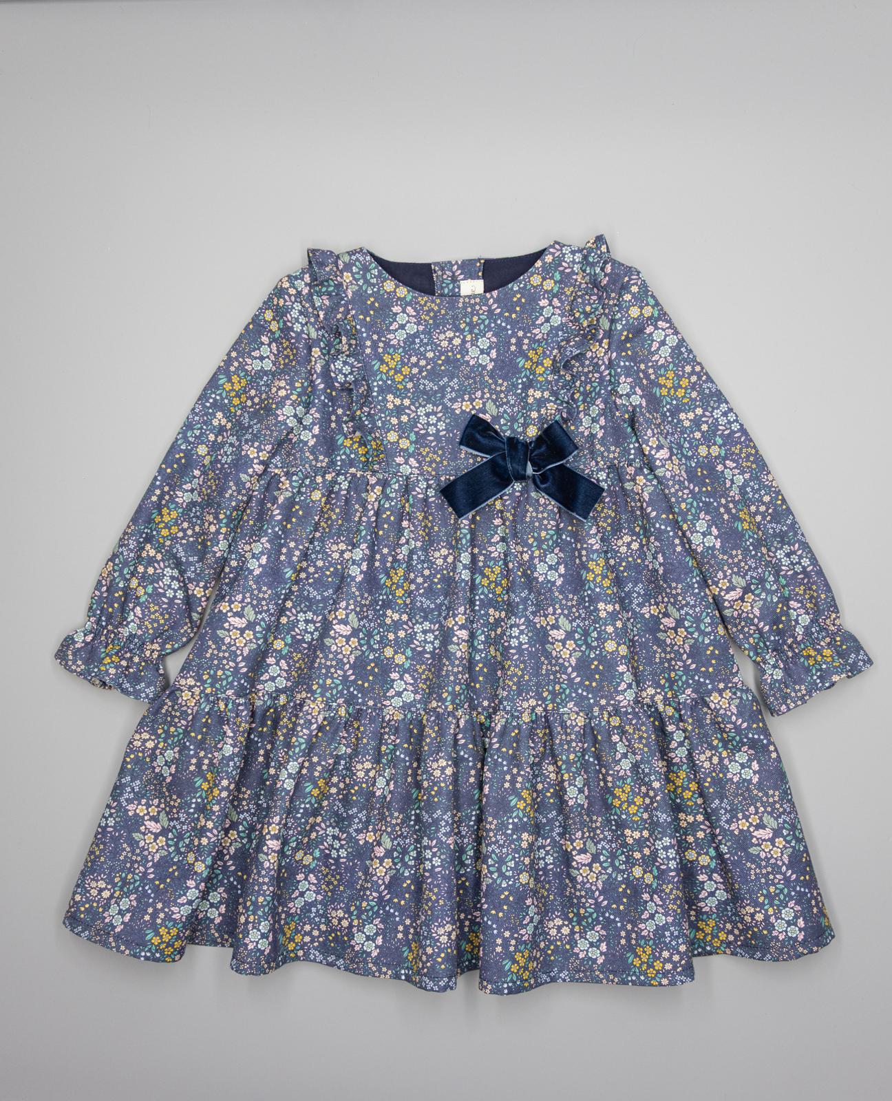 Imagem 0 de Vestido Infantil Estampado Floral com Folhos
