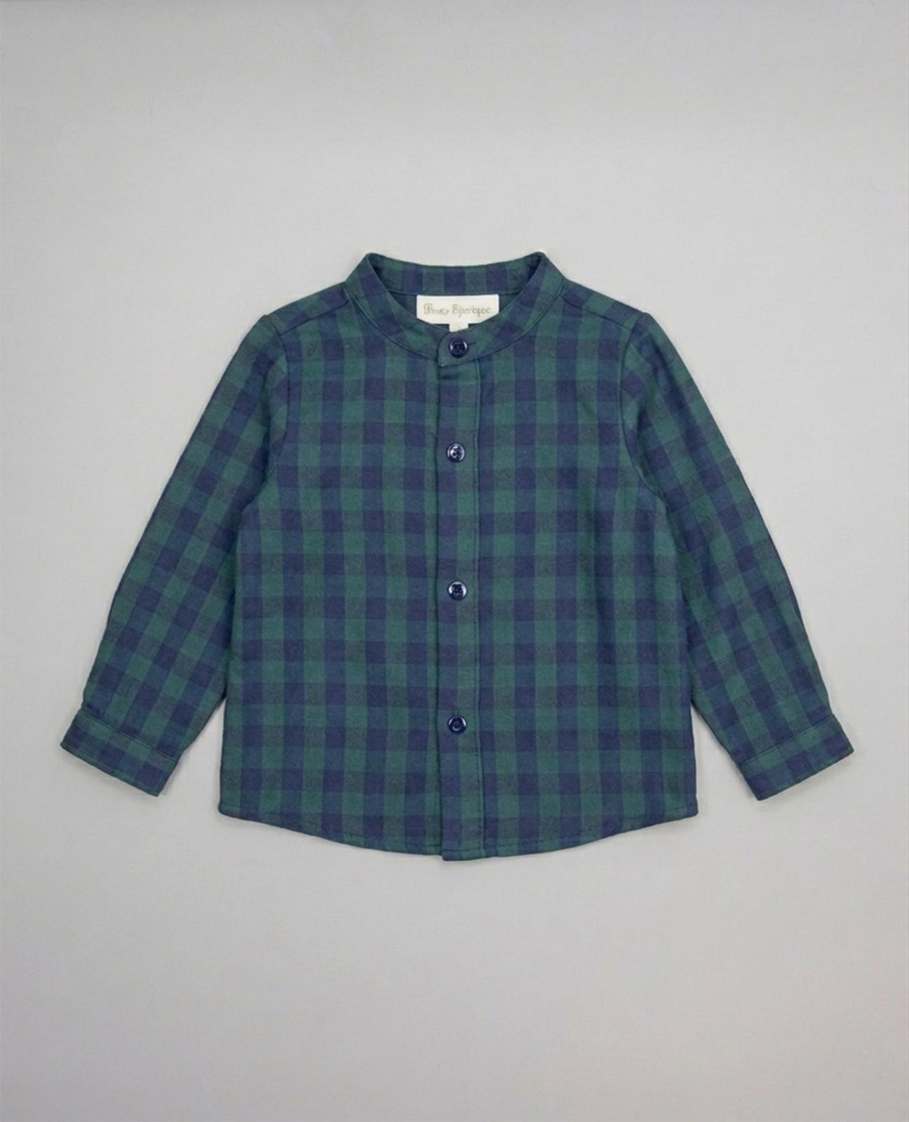 Imagem 0 de Camisa para Bebé Aos Quadrados com Gola À Padre