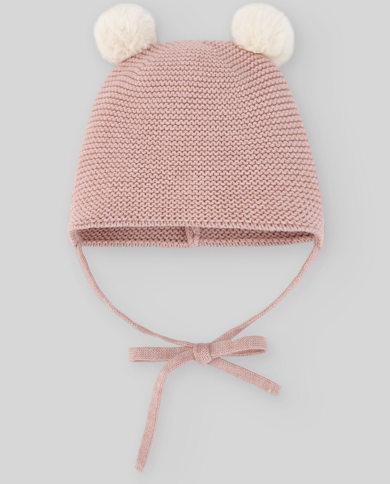 Imagem 0 de Gorro de Cashmere com Pompões para Bebé Coleção Esencial
