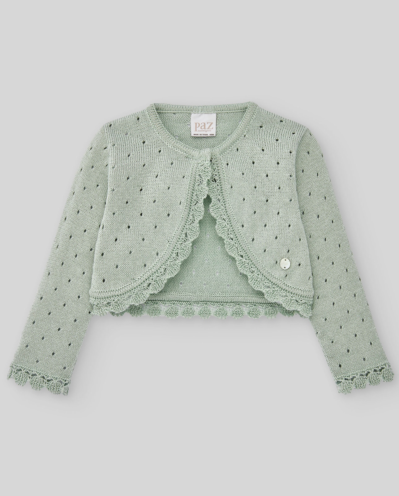 Imagem 0 de Casaco de Malha para Bebé Coleção Cerimónia