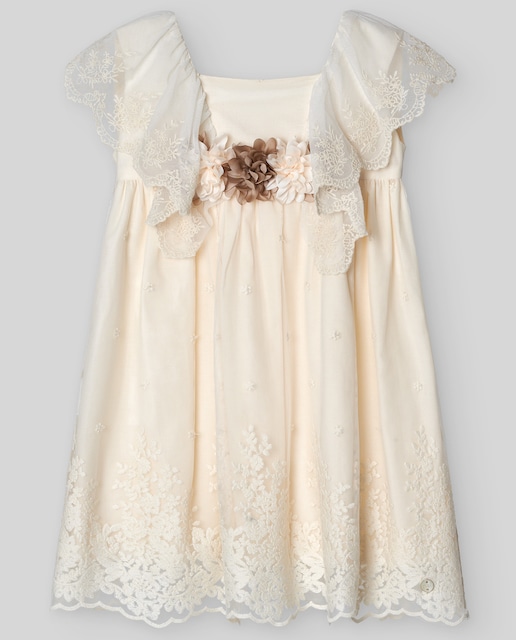 Imagem 0 de Vestido Bebé de Tule Bordado Cerimónia
