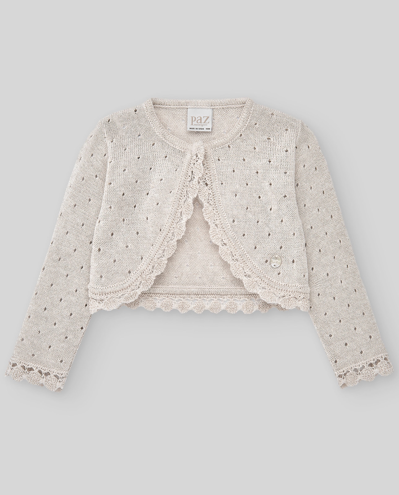 Imagem 0 de Casaco Infantil de Cerimónia com Corte Bolero