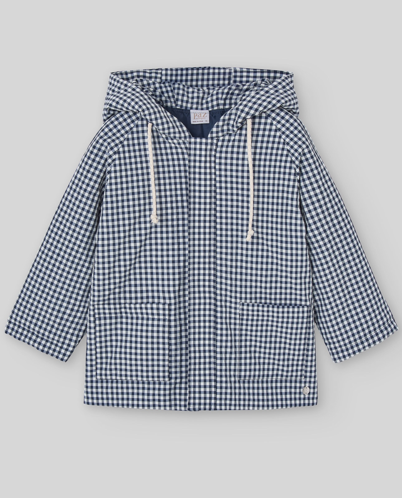 Imagem 0 de Parka Aos Quadrados Coleção Violeta