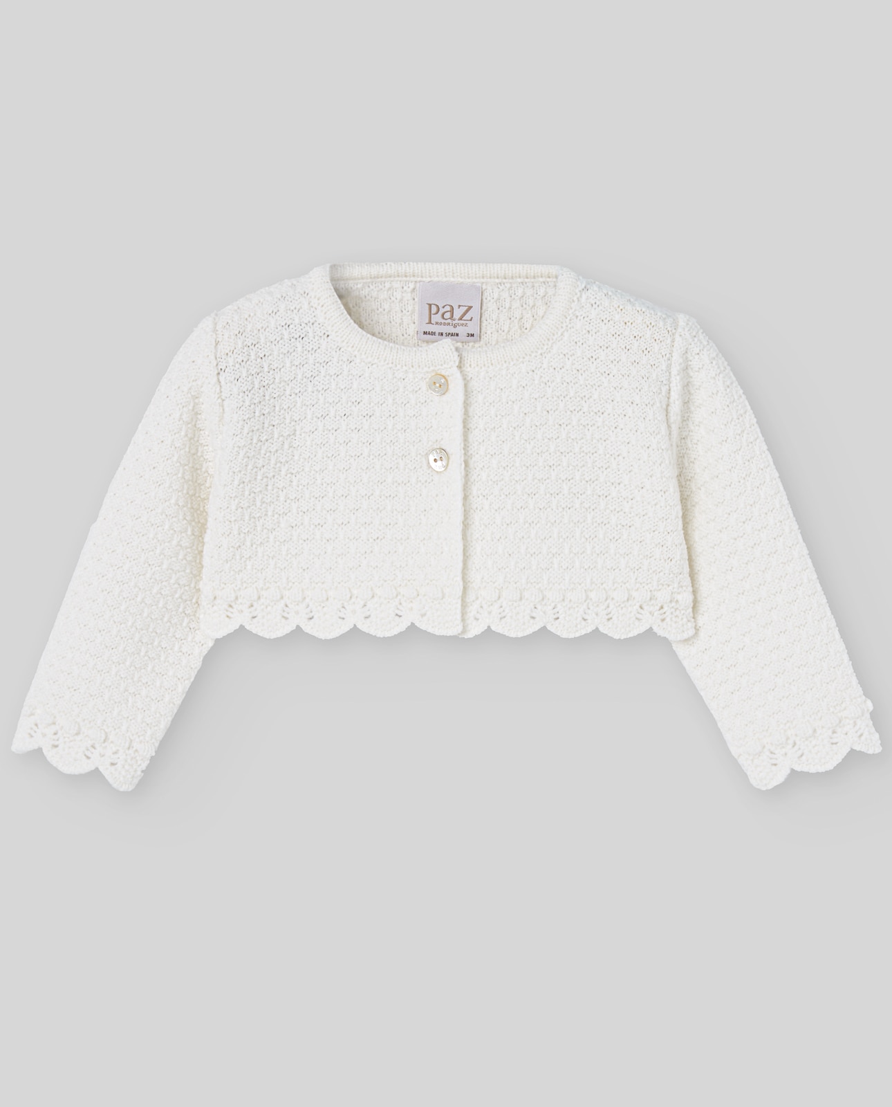Imagem 0 de Casaco de Malha para Bebé com Textura Coleção Paz