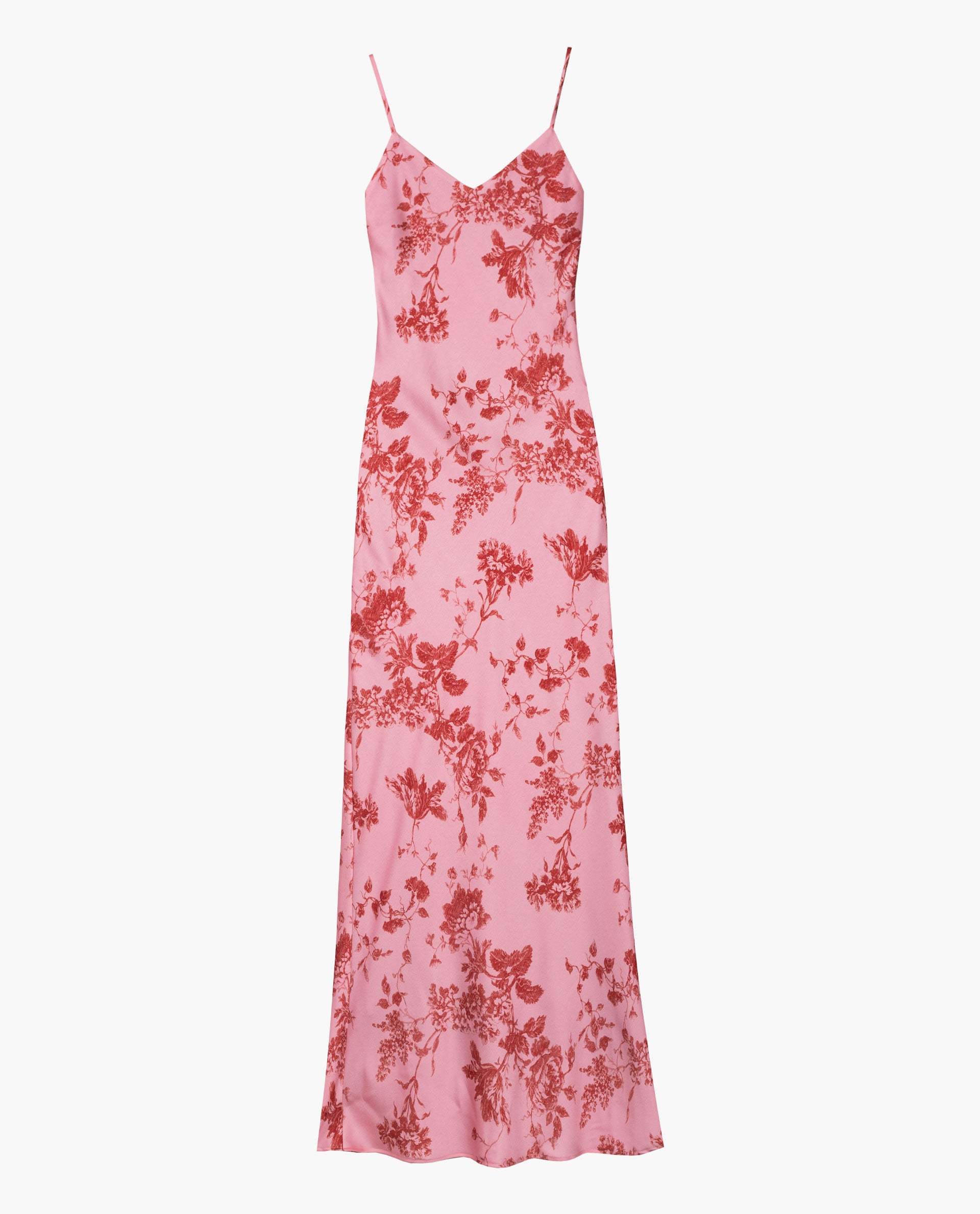 Vestido Comprido Interior com Alças Lilás-6