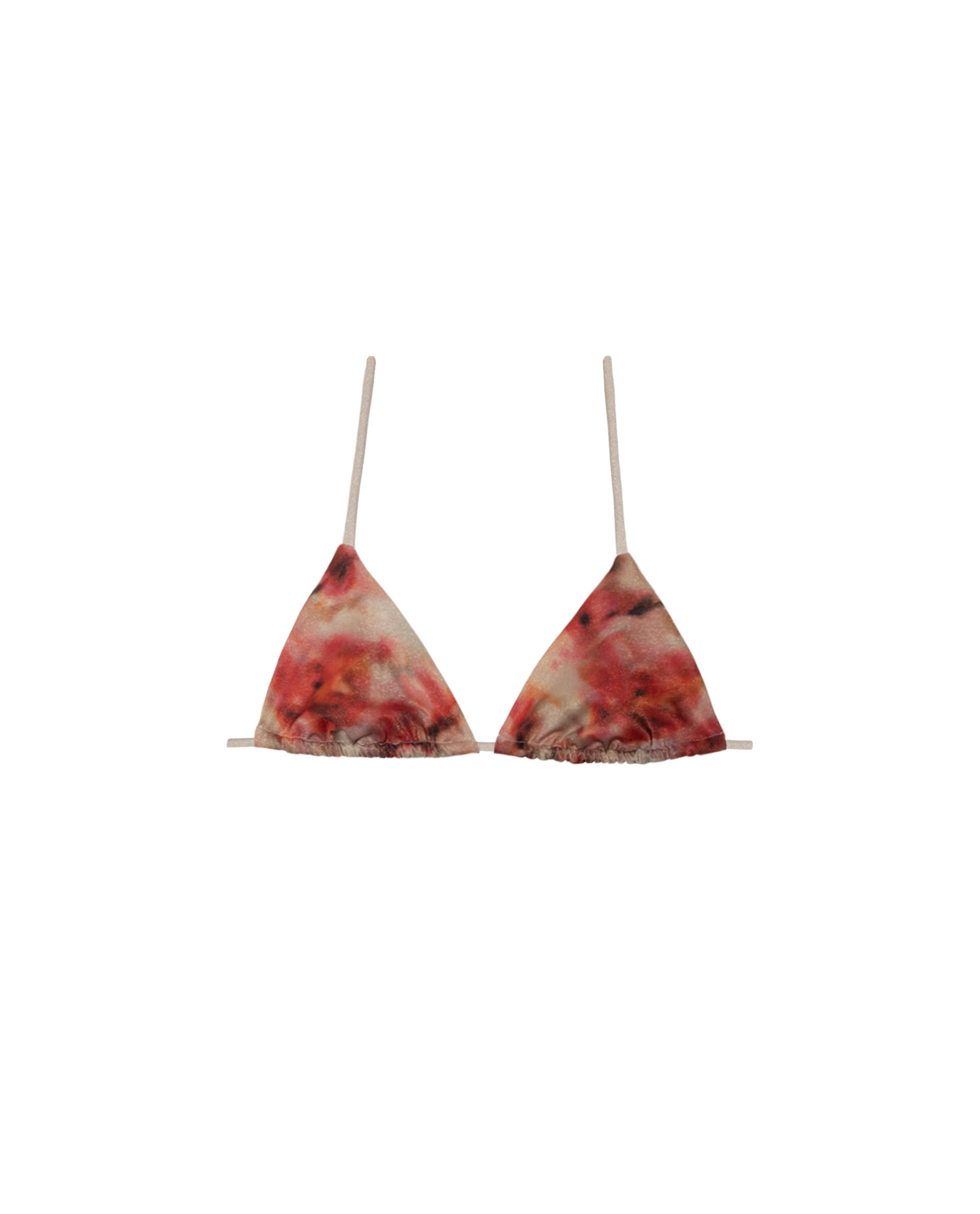 Top de Biquíni de Triângulo com Forro Amovível Multicolor-6