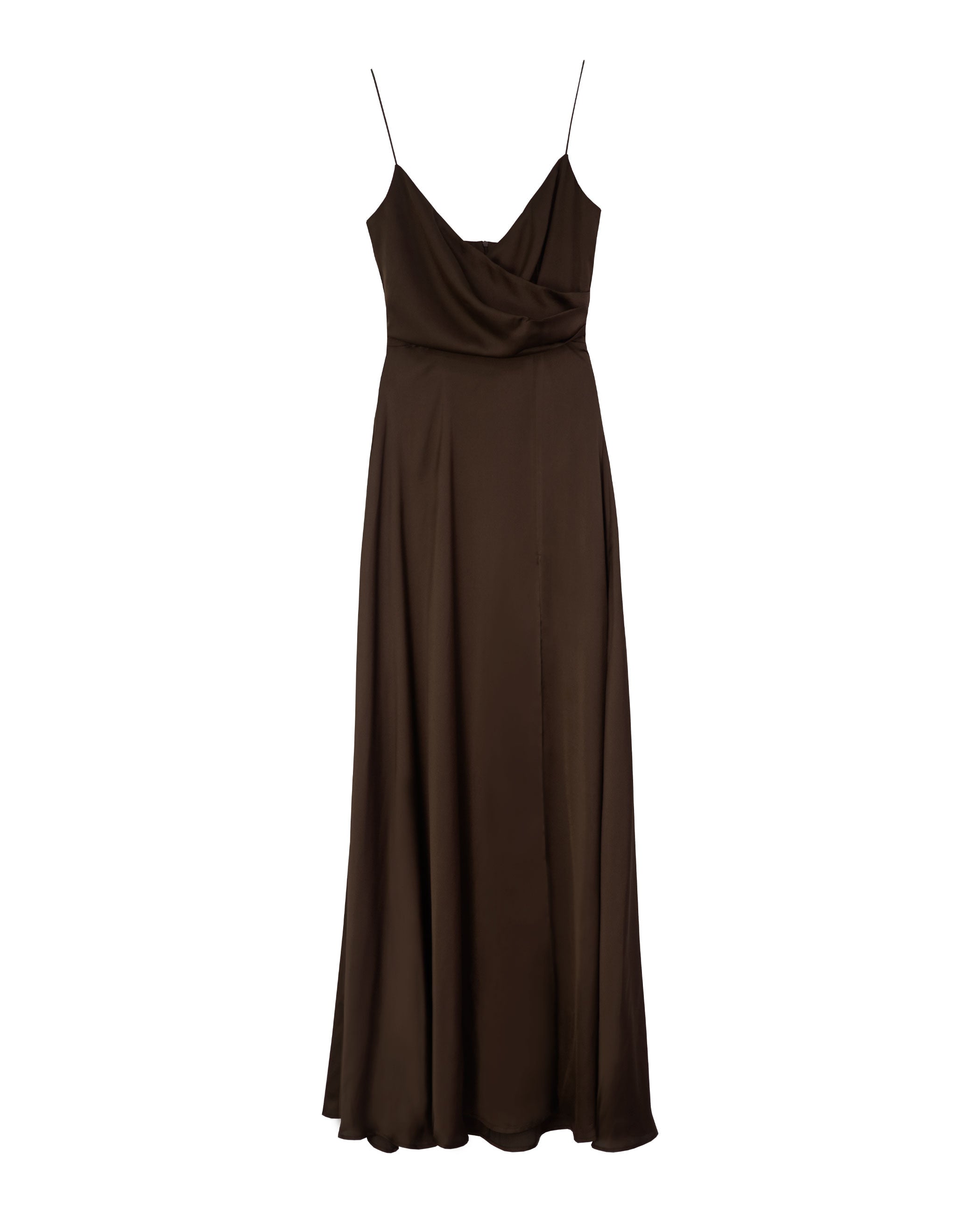 Vestido Comprido Princesa de Alças Preto-5