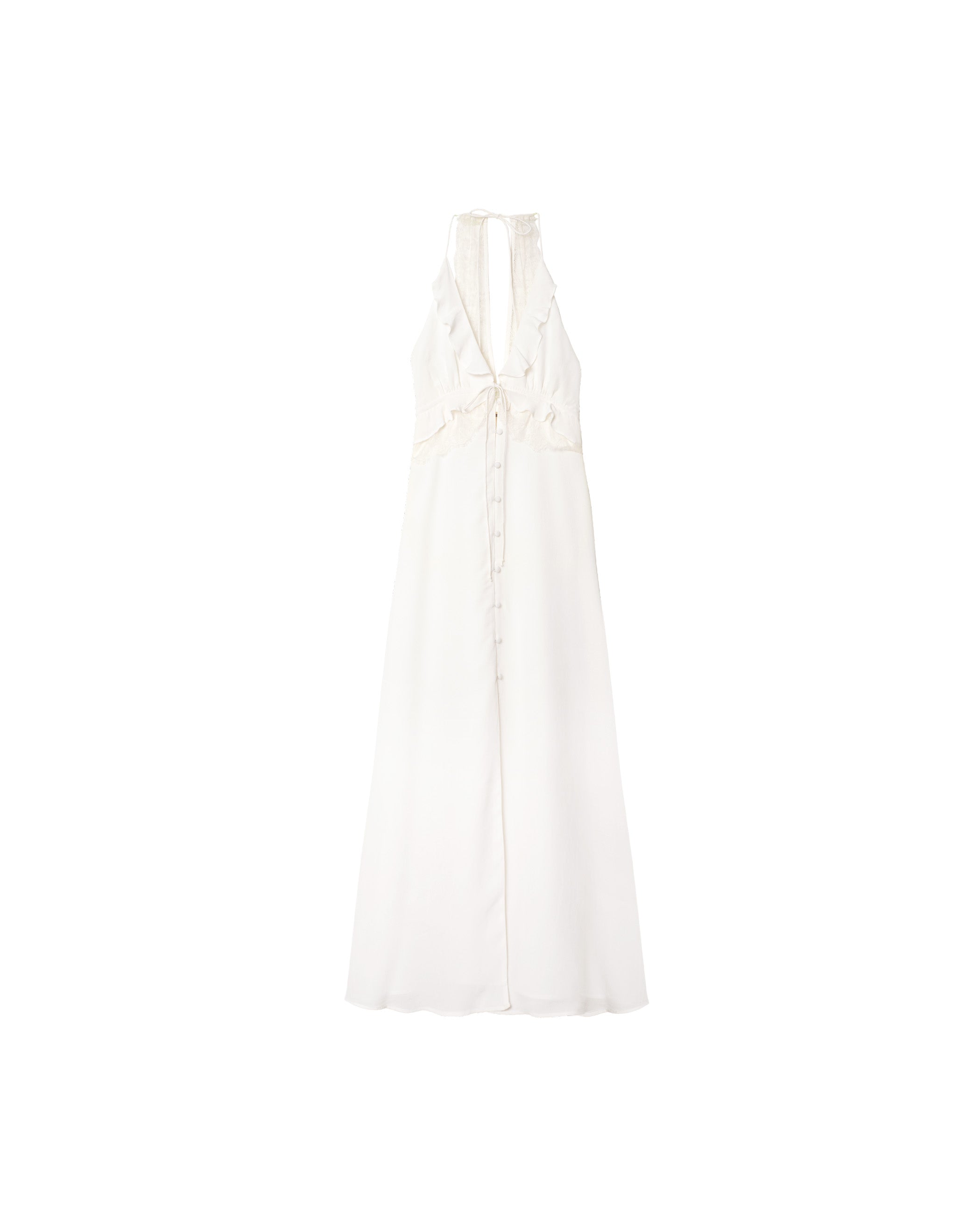 Vestido de Alças Multiposições Bege-5