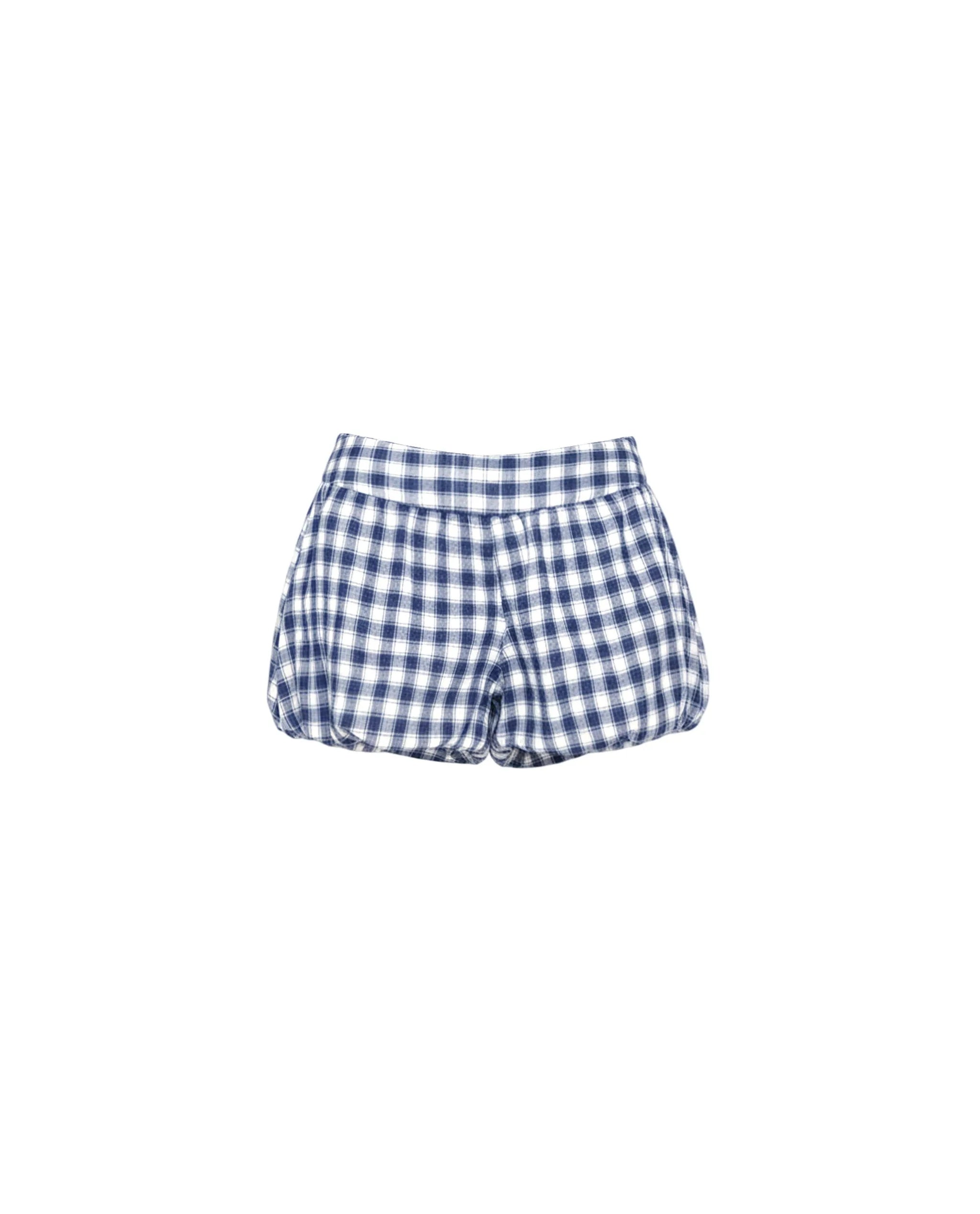 Shorts Abalonados Aos Quadrados Multicolor-6