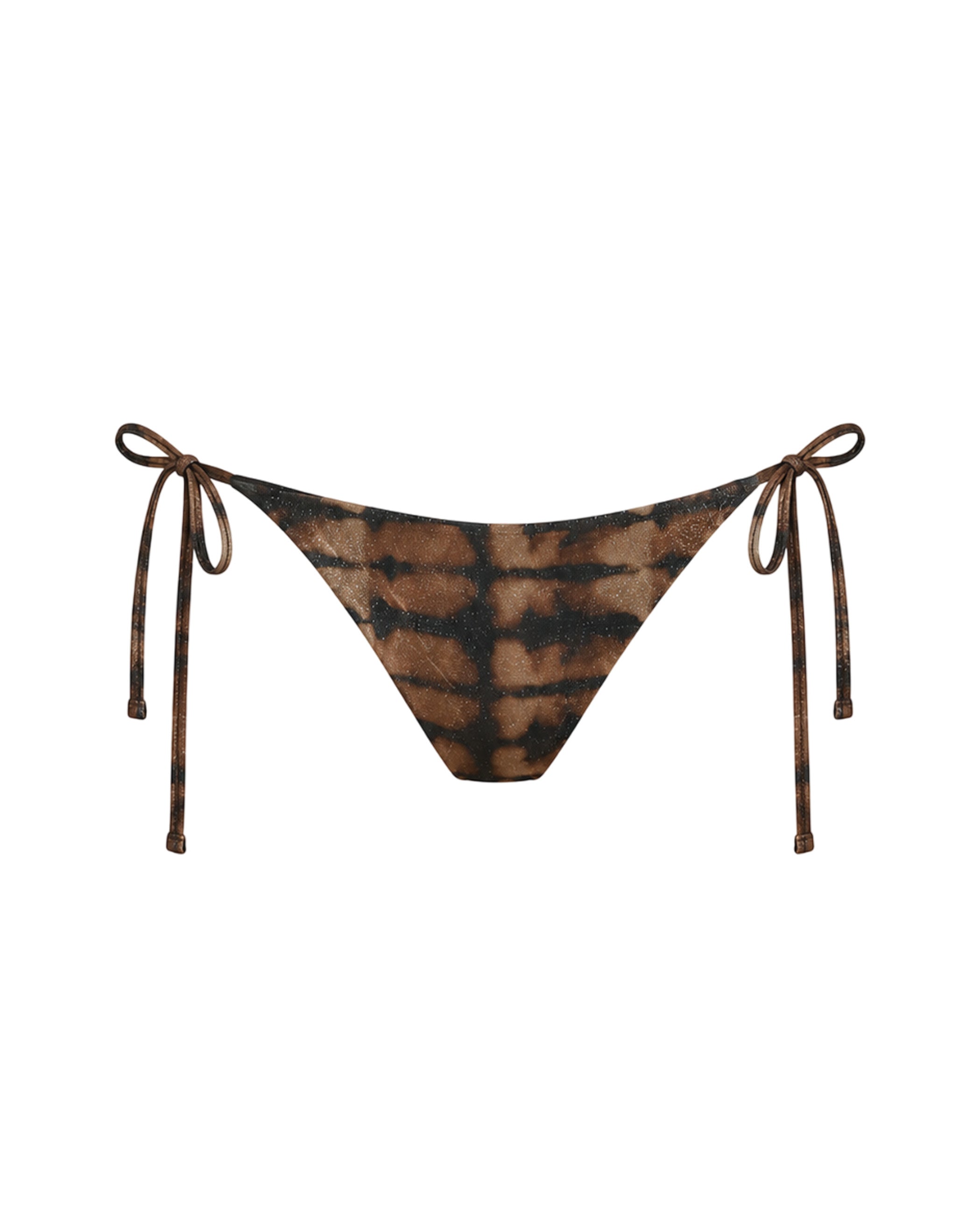 Cueca de Biquíni com Laçada Ajustável Multicolor-4