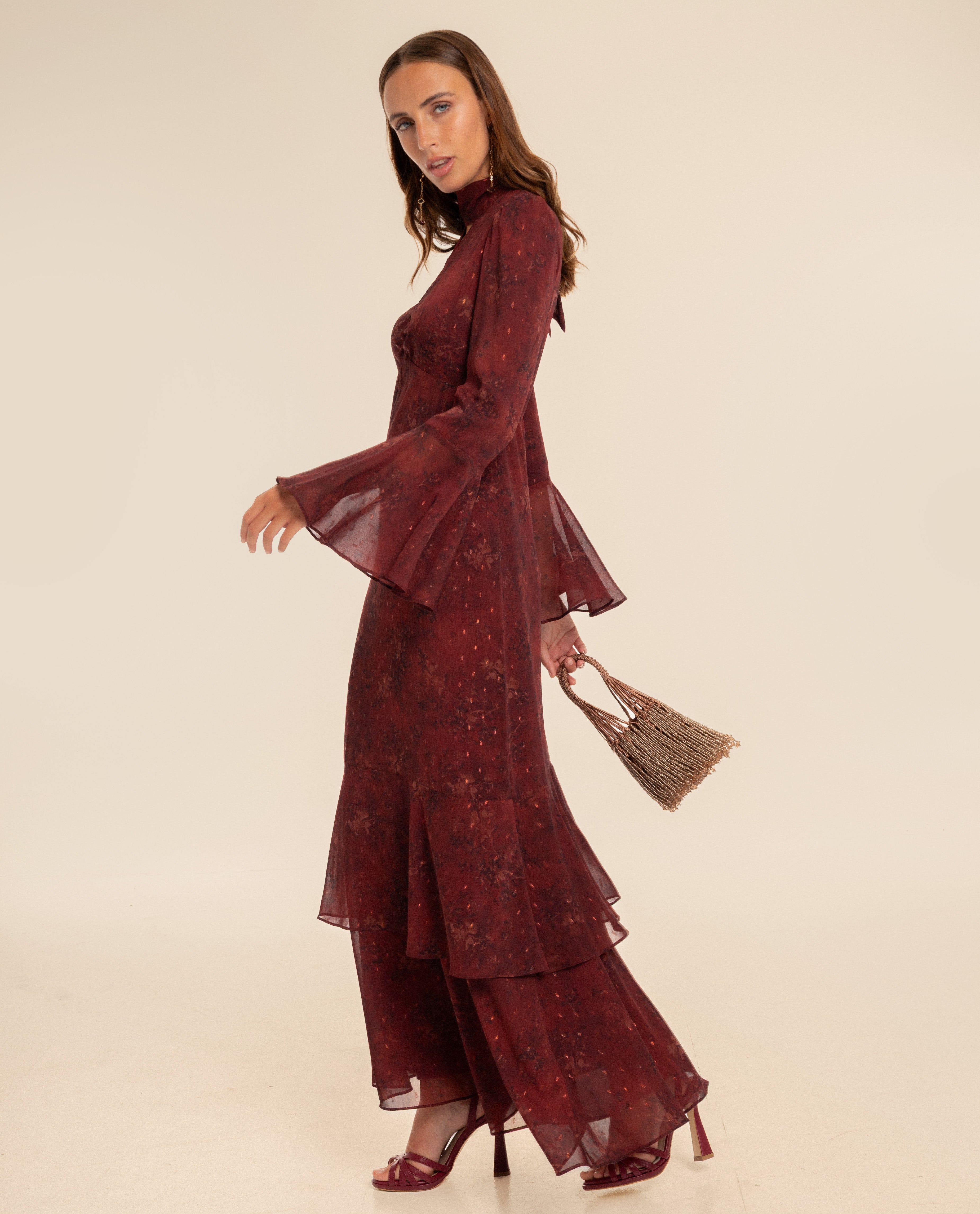 Imagem 0 de Vestido Comprido de Gase