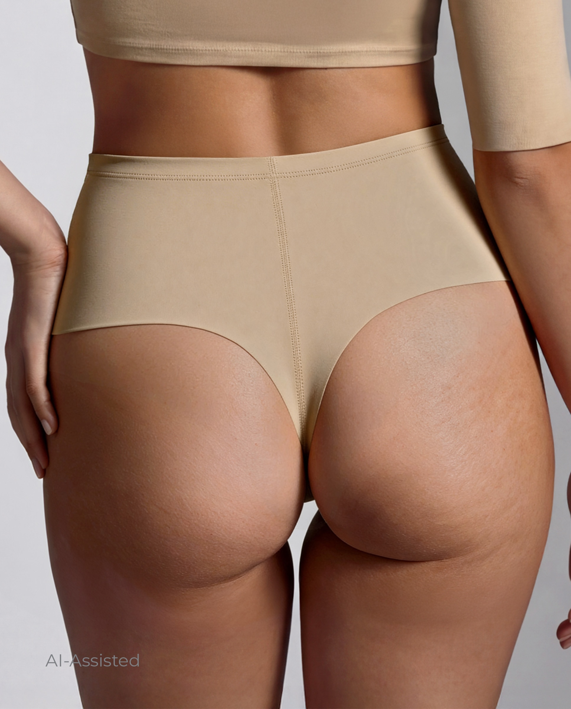 Tangas Redutoras de Cintura Alta Pele-2