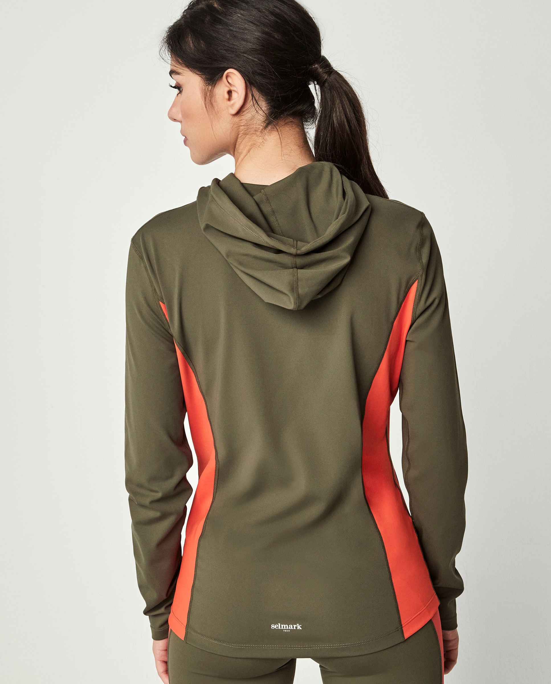 Casaco Acolchoado com Capuz By Pilar Rubio Verde-militar-2