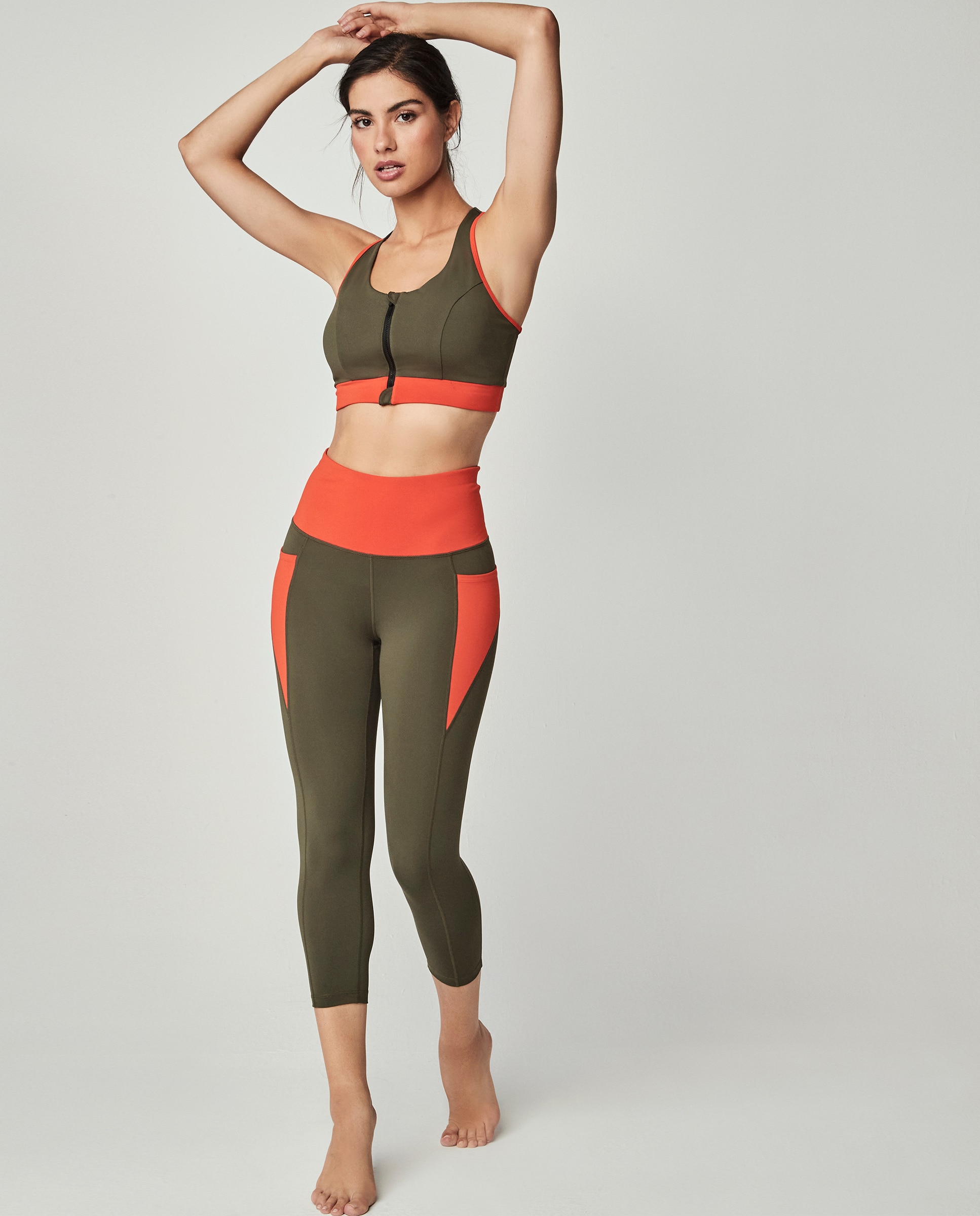 Leggins Pirata By Pilar Rubio Verde-militar-4