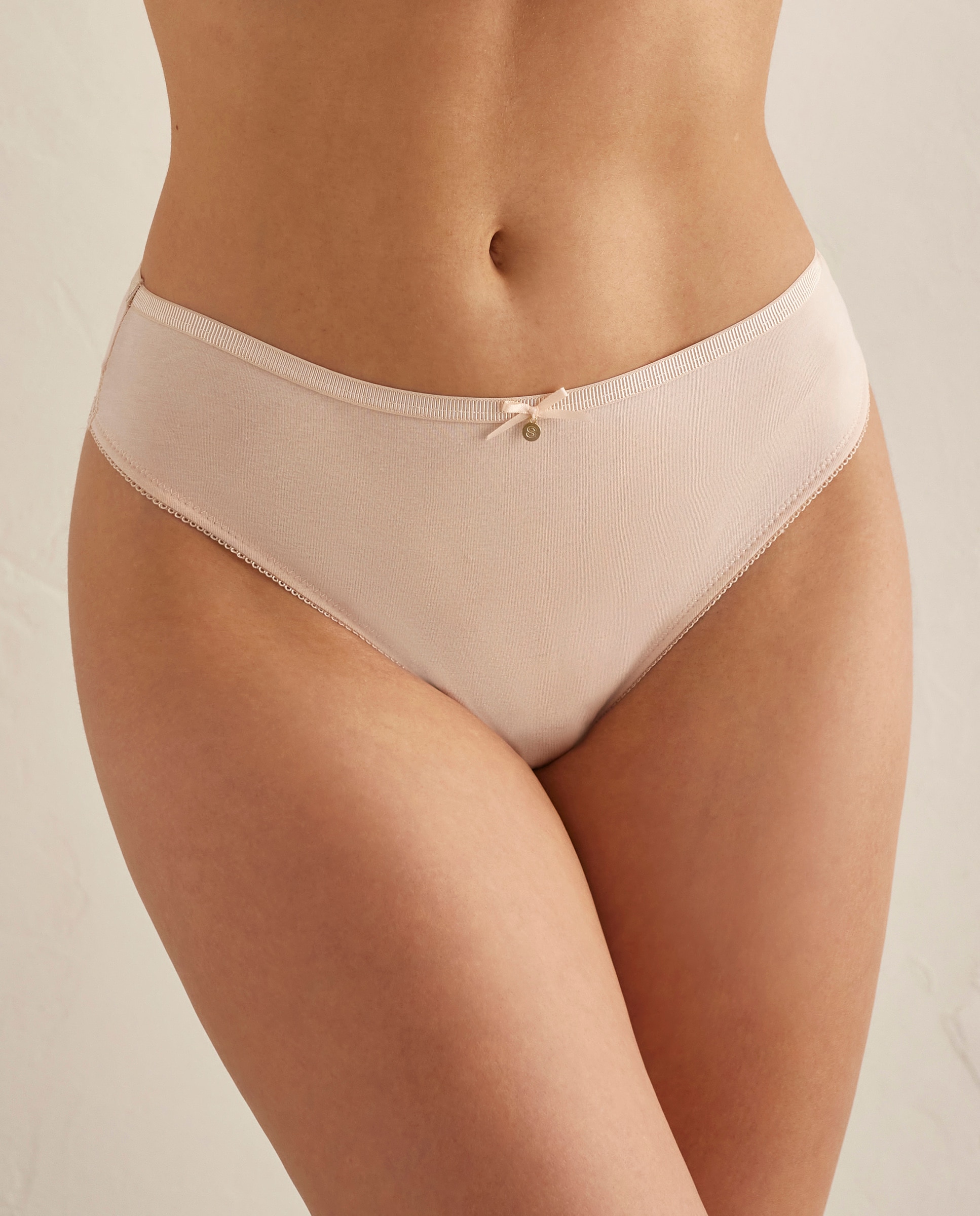 Packs Cuecas Bikini Básicas de Algodão e Renda Preto / Natural-3