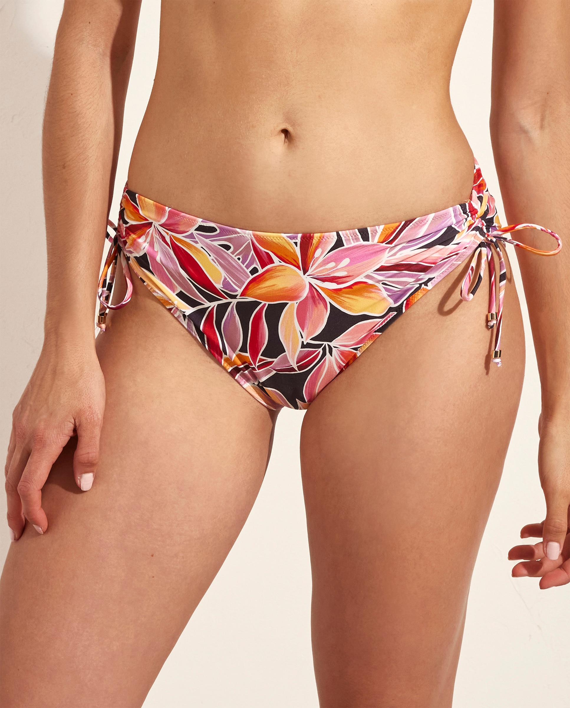 Cueca de Biquíni Alta Clássica Fúcsia-1