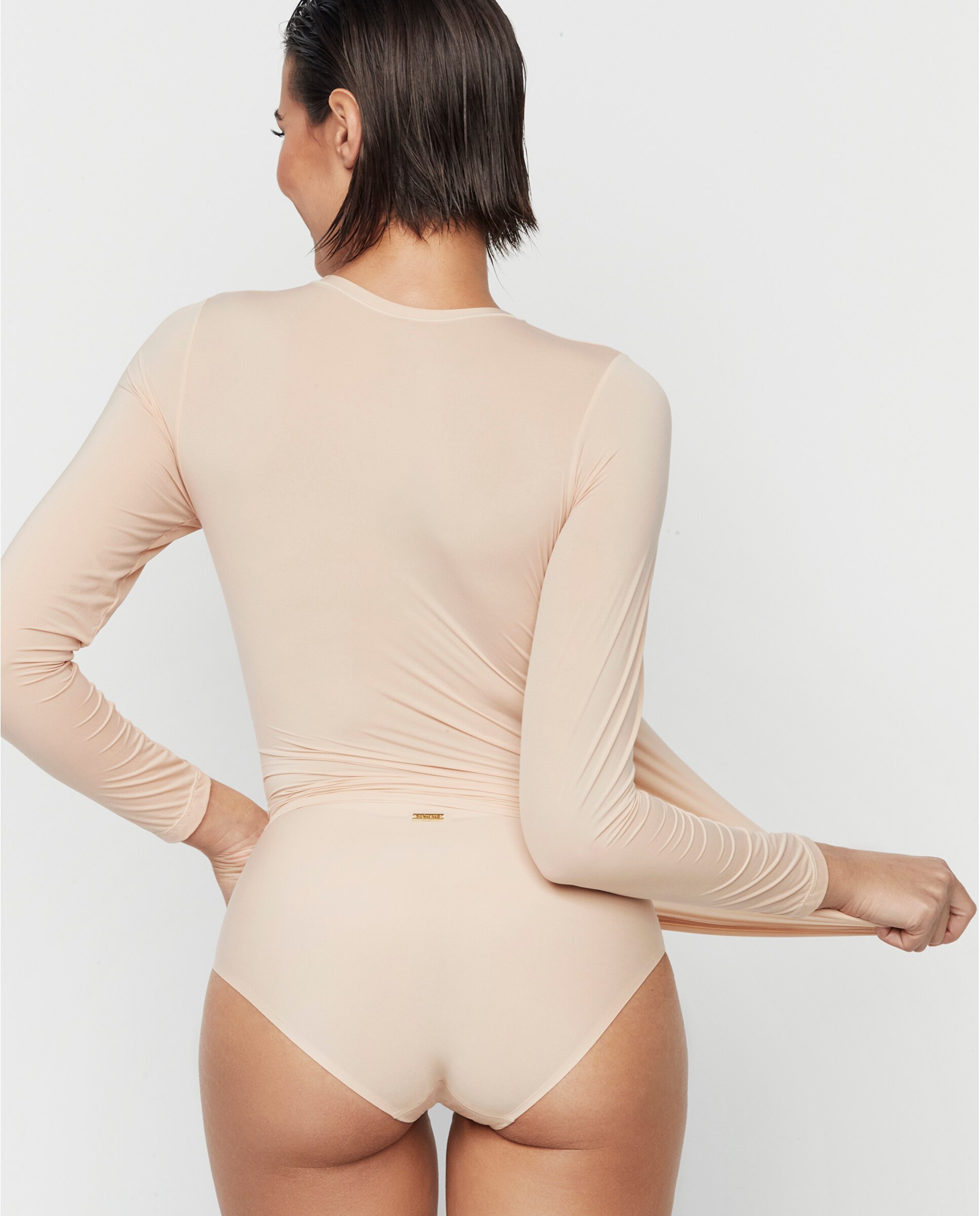 Combinação Curta e de Manga Comprida Pele-4