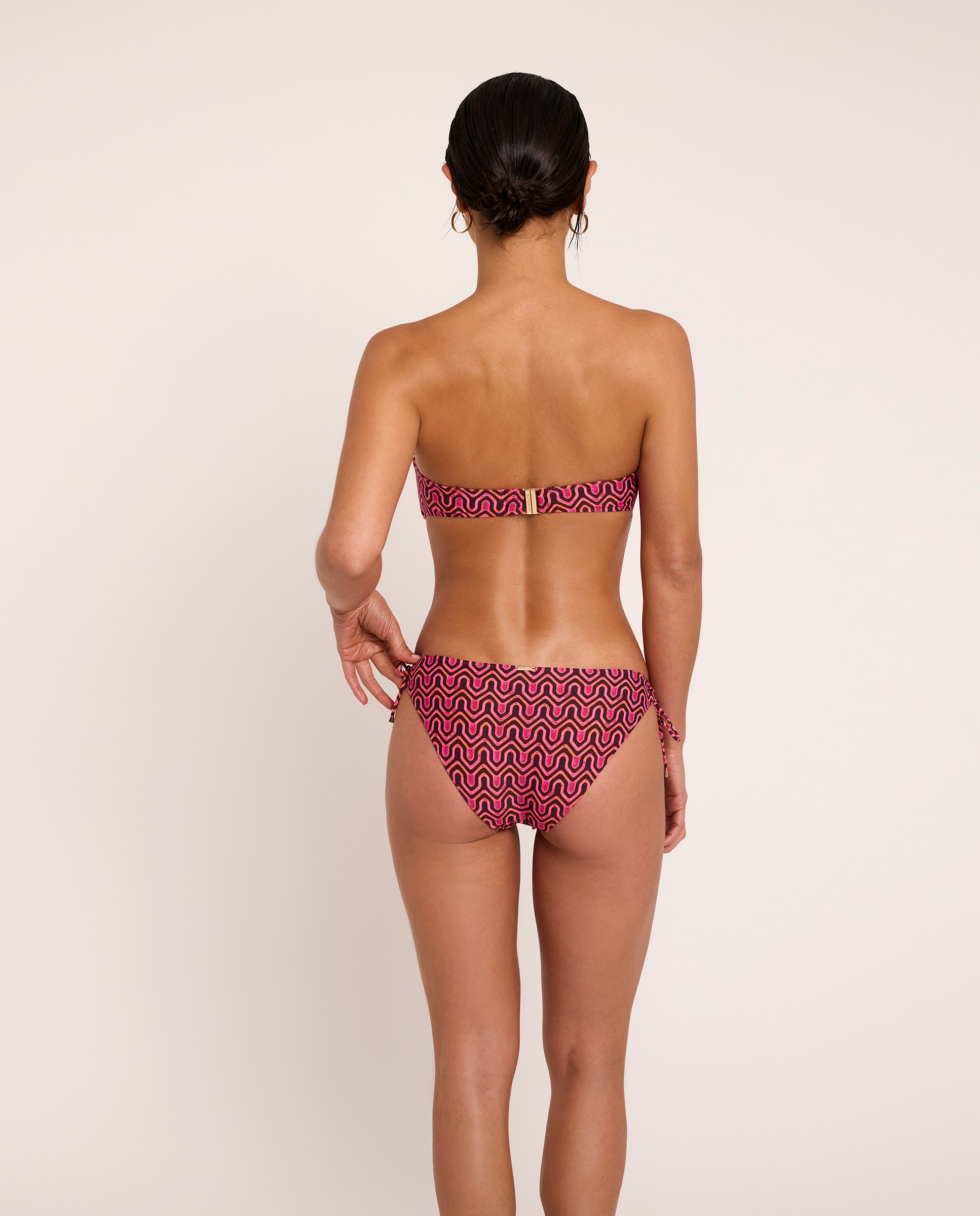 Top de Biquíni, Bandeau com Aro, Coleção Kaleido Multicolor-4