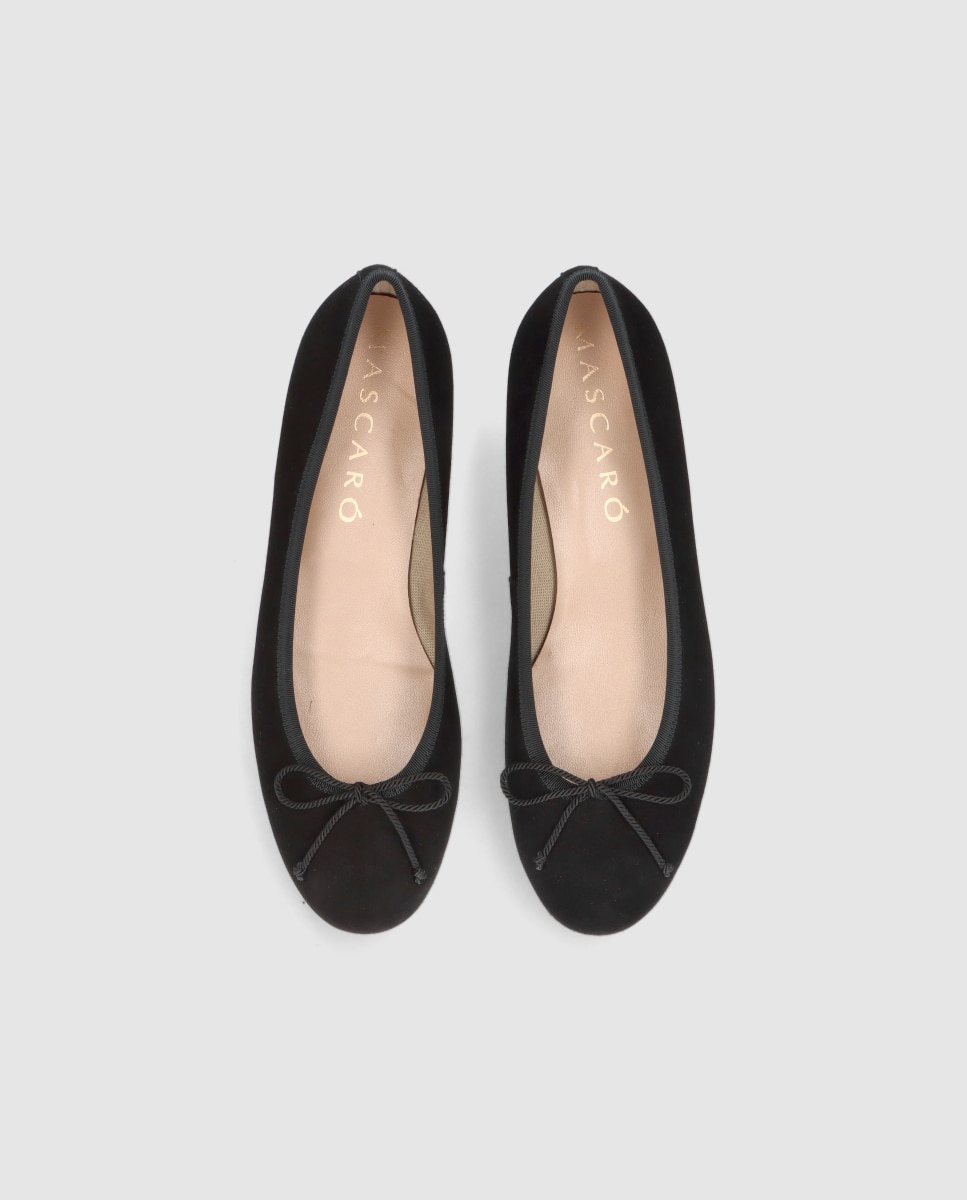 Sabrinas Rasas Audrey em Camurça Suave Preto-3