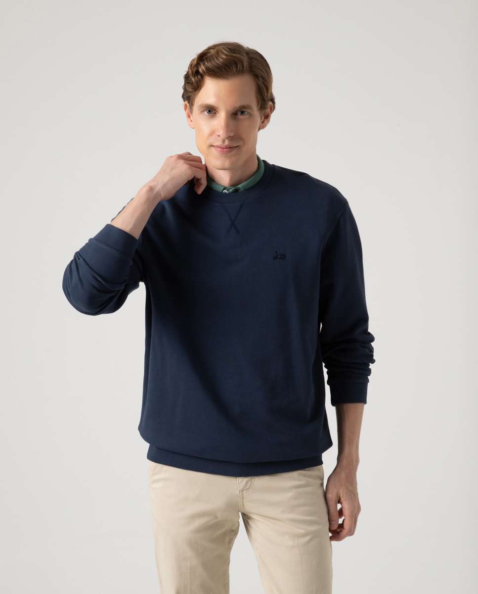 Imagem 0 de Sweatshirt sem Capuz com Gola Redonda