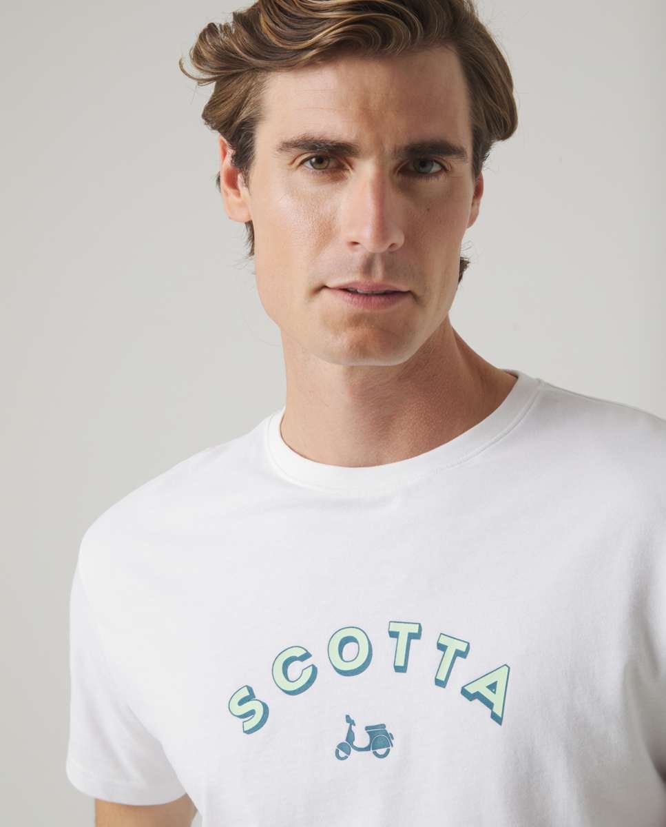T-shirt Branca de Manga Curta Branco-3