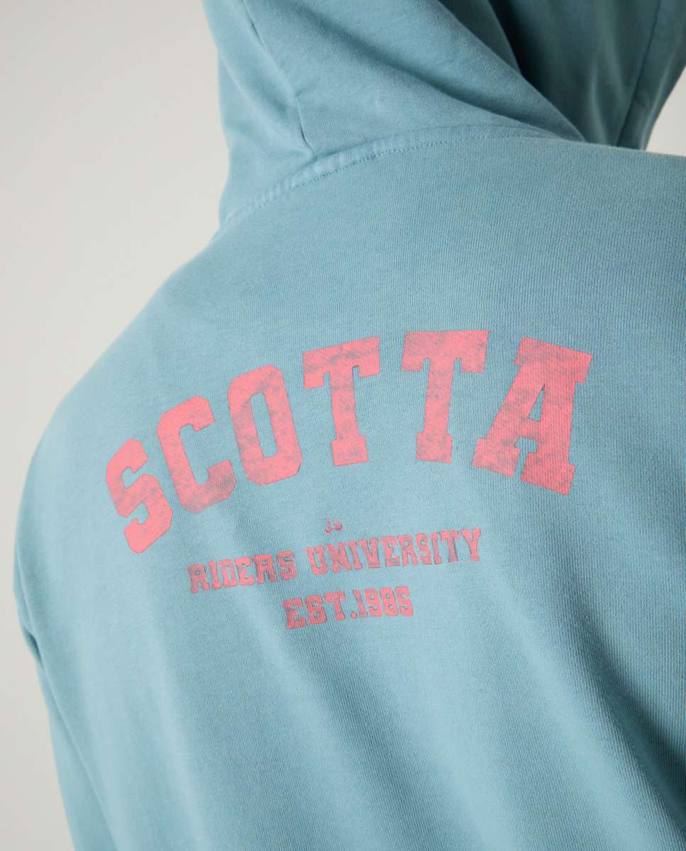 Sweatshirt Azul com Capuz Oceano-3