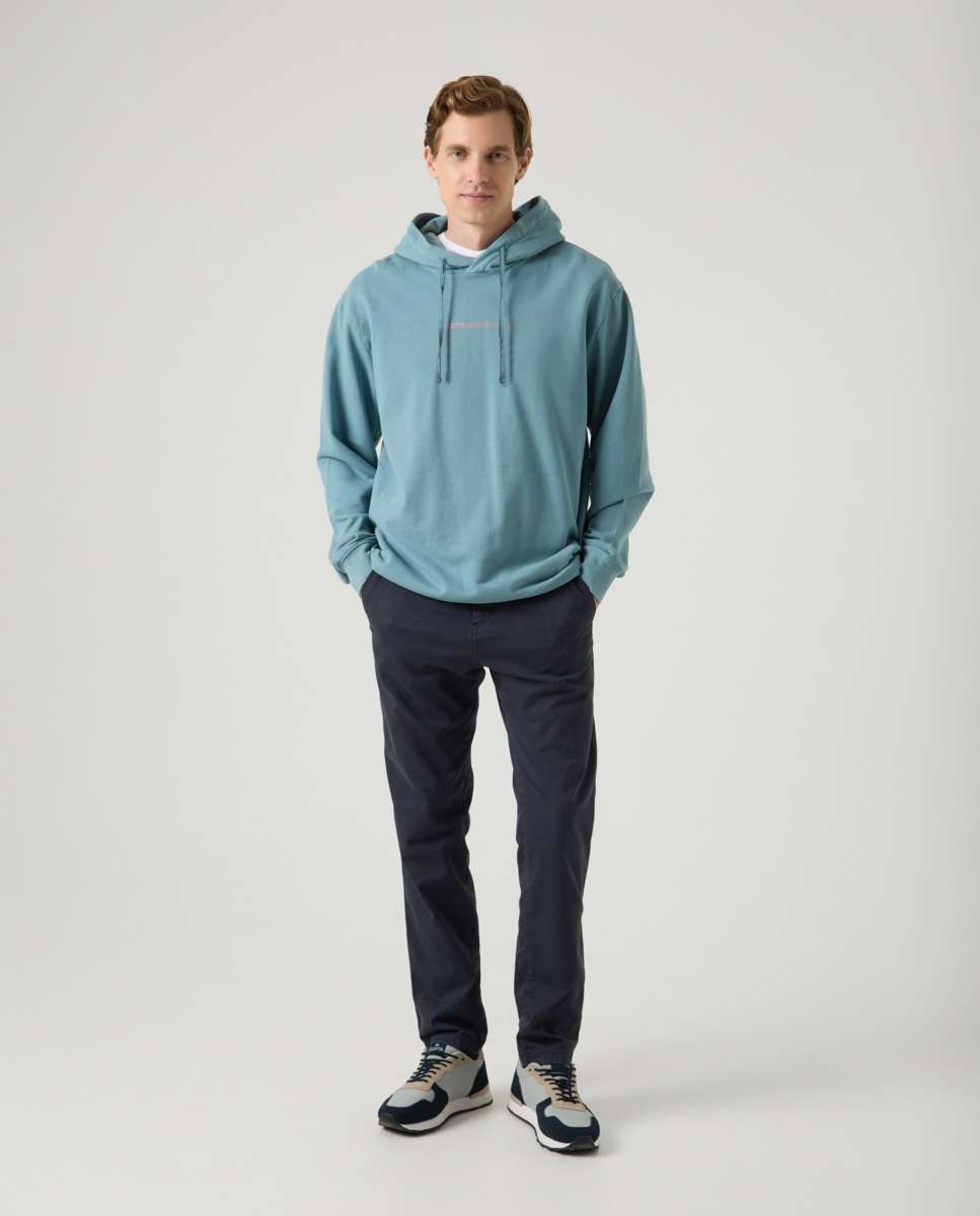 Sweatshirt Azul com Capuz Oceano-4