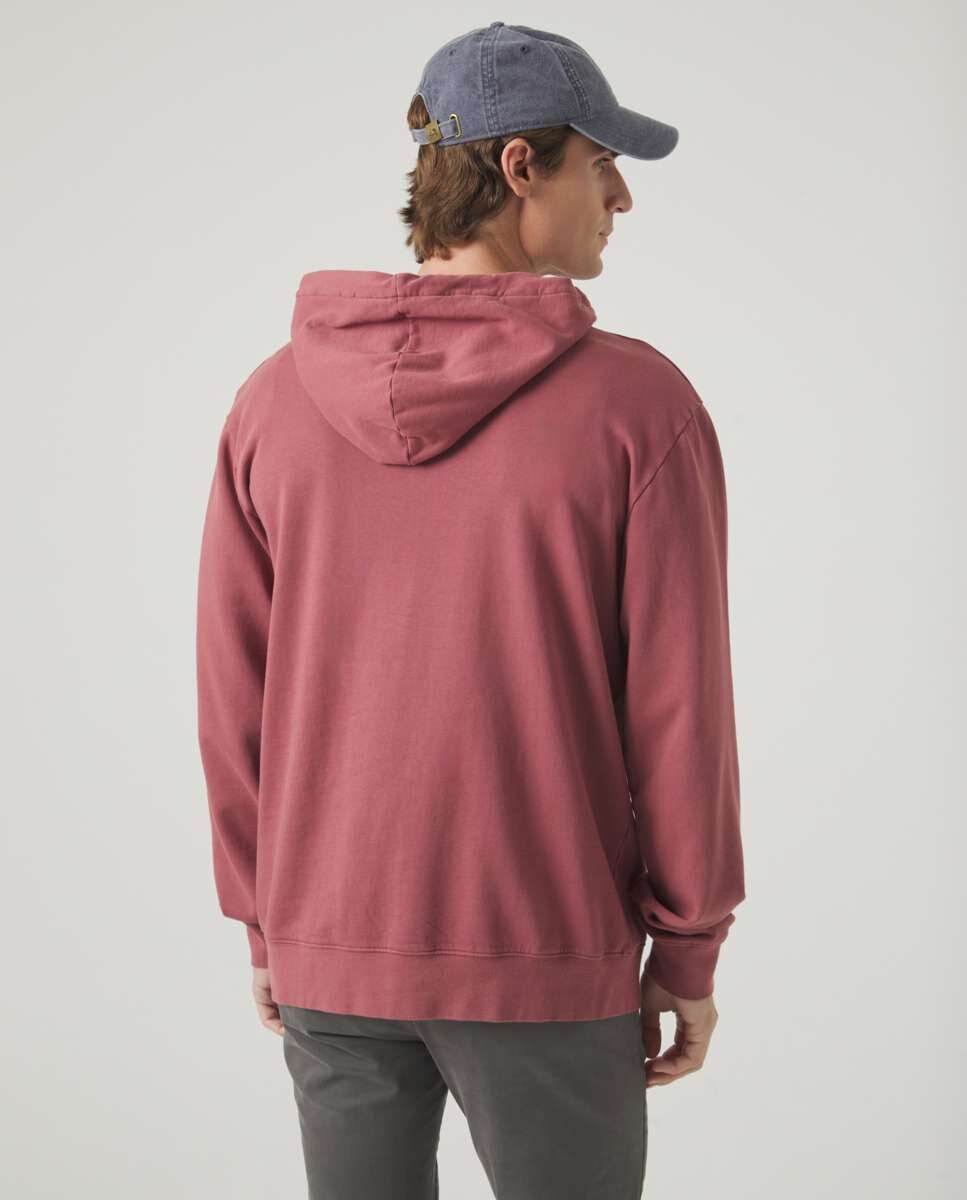 Sweat Bordeaux com Capuz Bordeaux-2