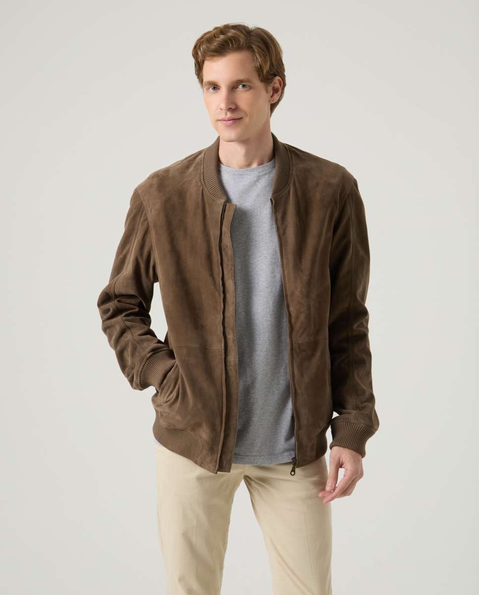 Imagem 0 de Casaco de Pele em Castanho Topo