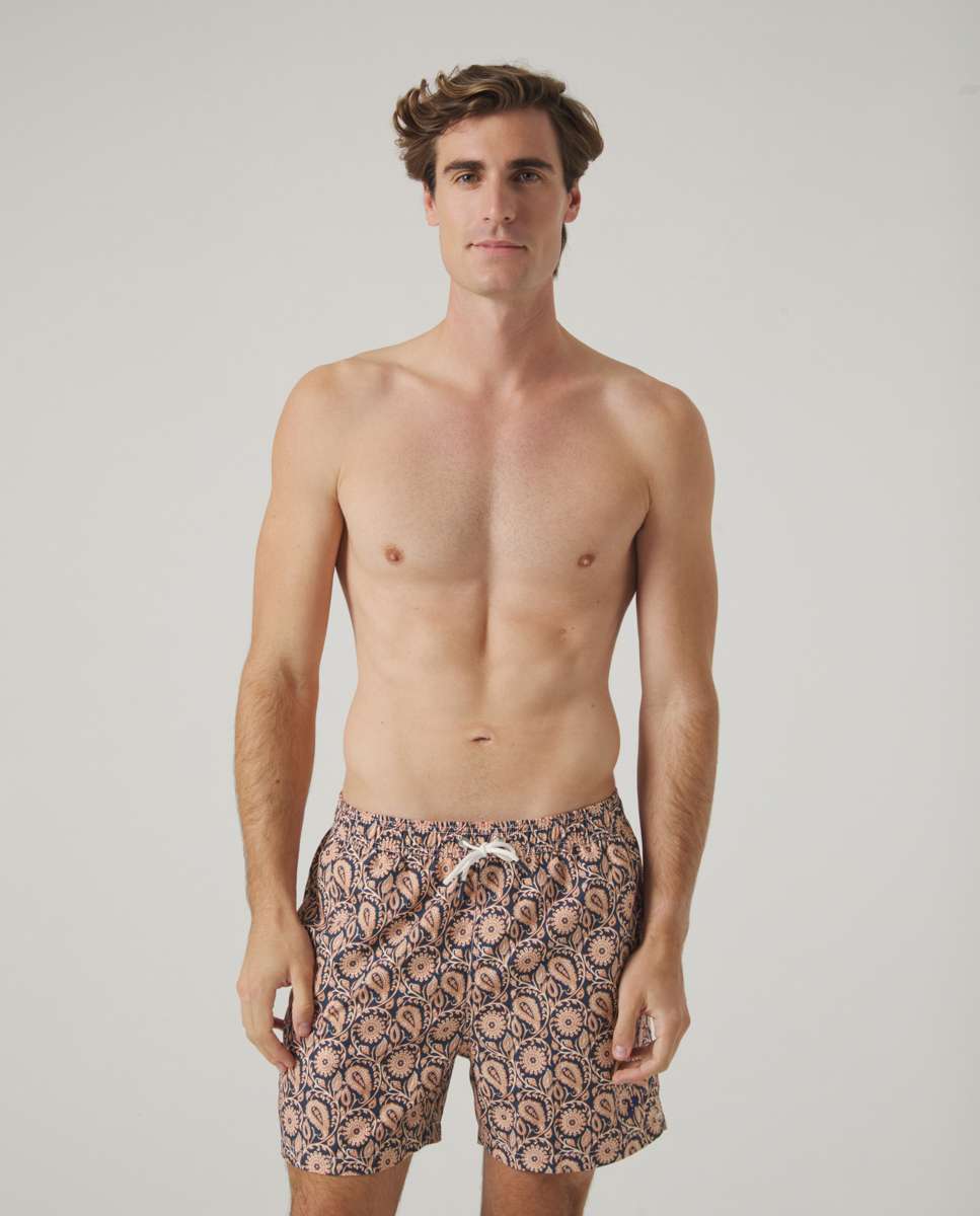 Imagem 0 de Fato de Banho Bermudas em Azul-marinho