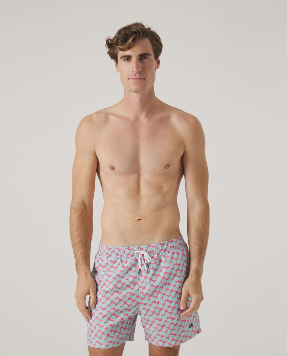 Imagem 0 de Fato de Banho Bermudas em Rosa