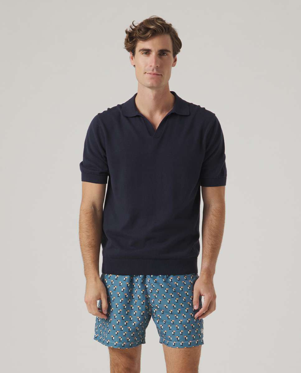 Imagem 0 de Fato de Banho Bermuda Azul