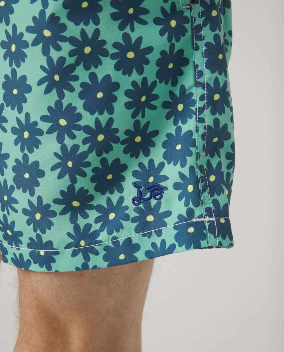Fato de Banho Bermudas em Verde Verde-menta-3