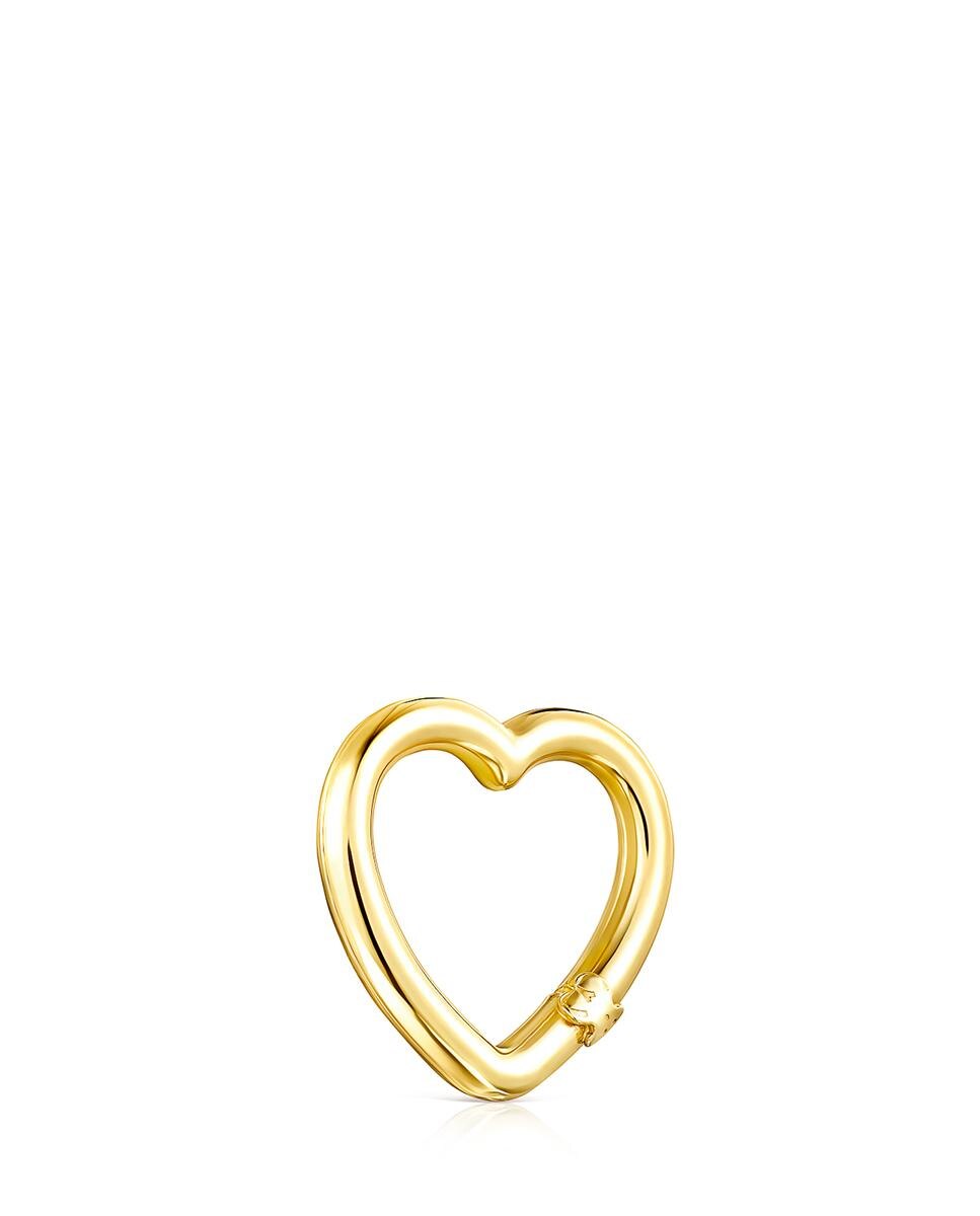 Pendente Hold Estilo Coração de Ouro Amarelo Dourado-2