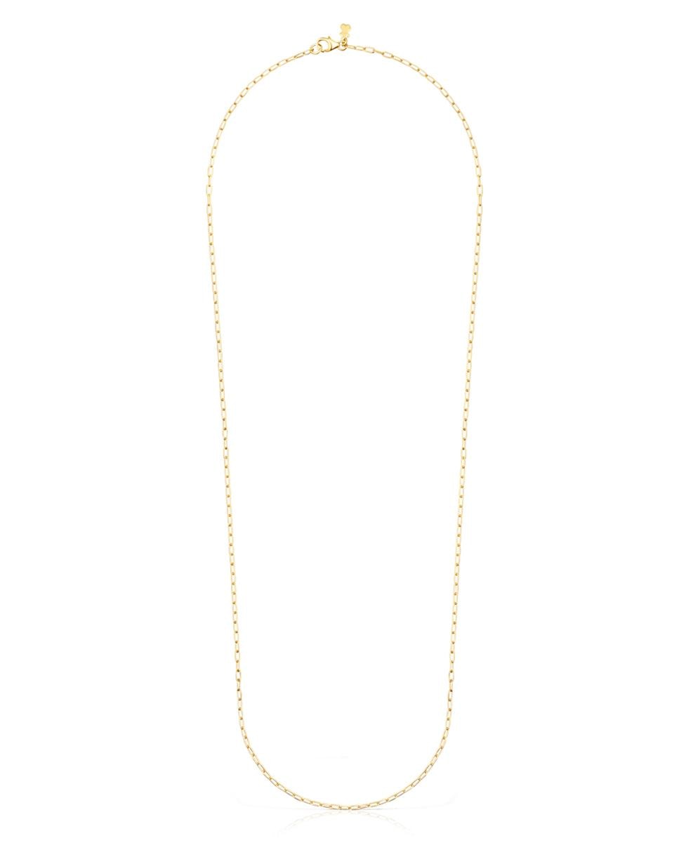 Imagem 0 de Corrente Chain com Argolas Forçadas em Ouro