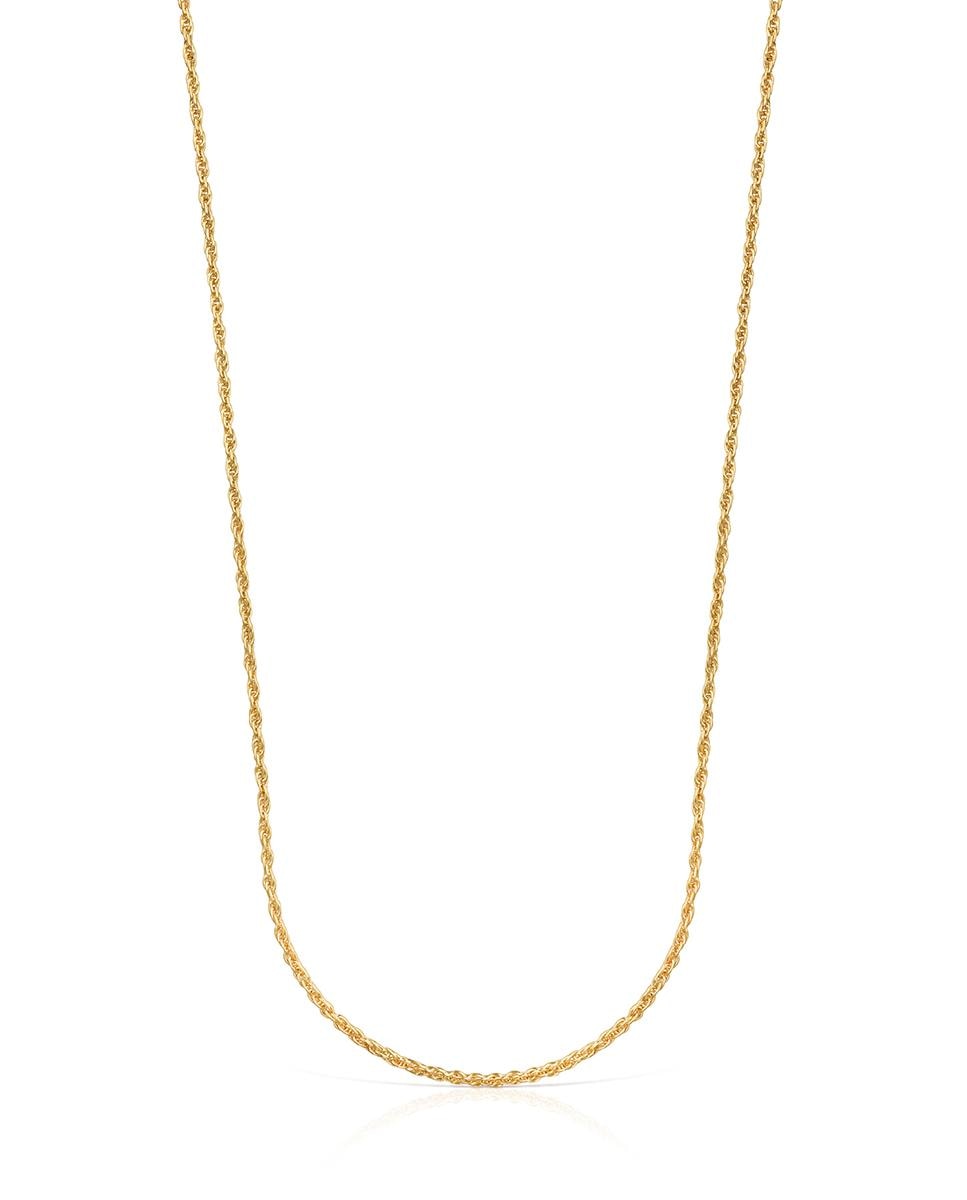 Corrente Chain com Argolas Multi Cordão em Dourado Dourado-2