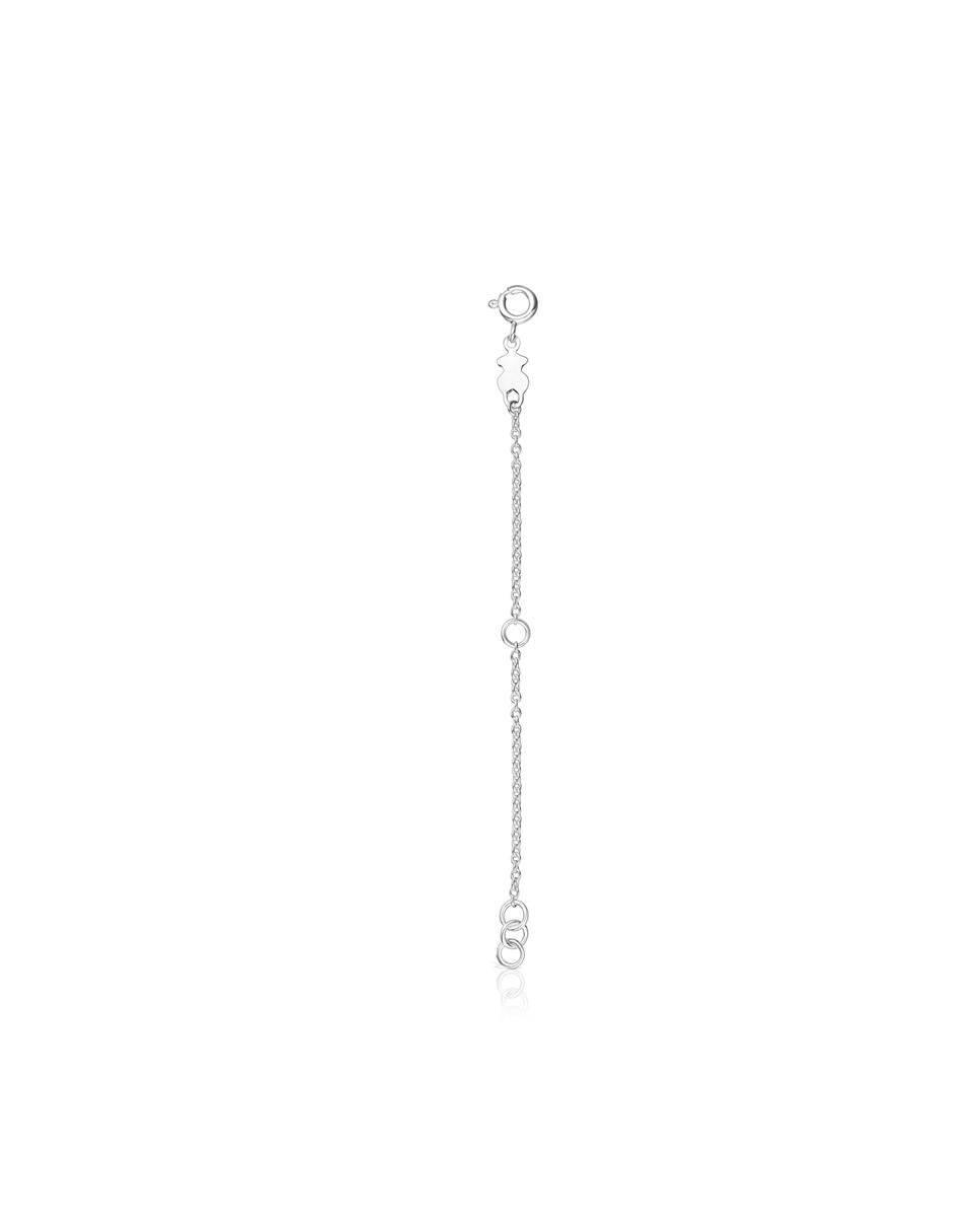 Pulseira de Corrente Good Vibes de Prata Prateado-1