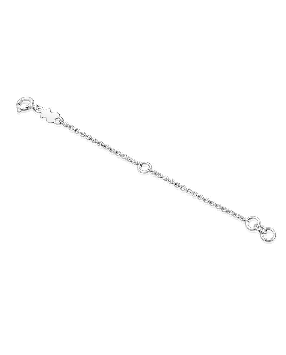 Pulseira de Corrente Good Vibes de Prata Prateado-2