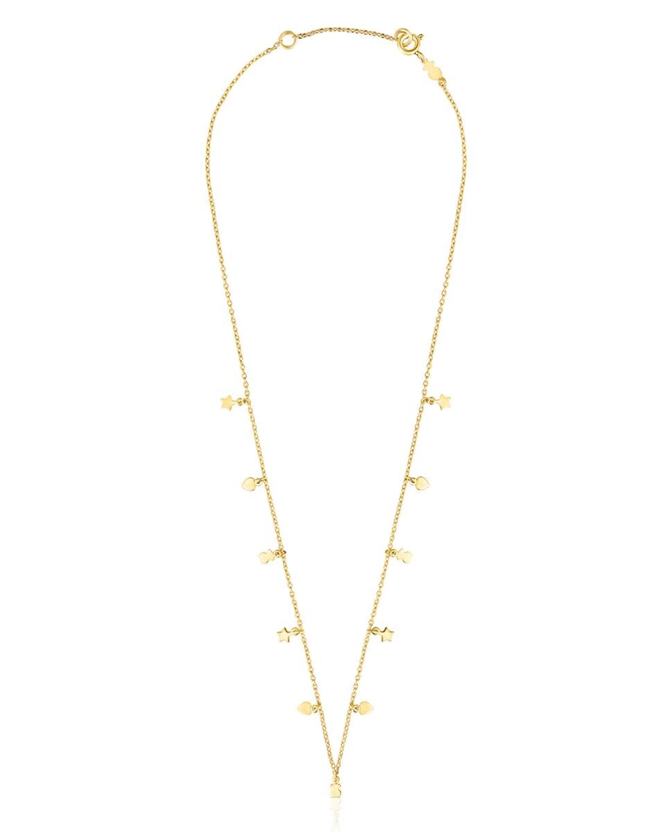 Colar Cool Joy em Prata Vermeil com Once Motivos Ouro-4