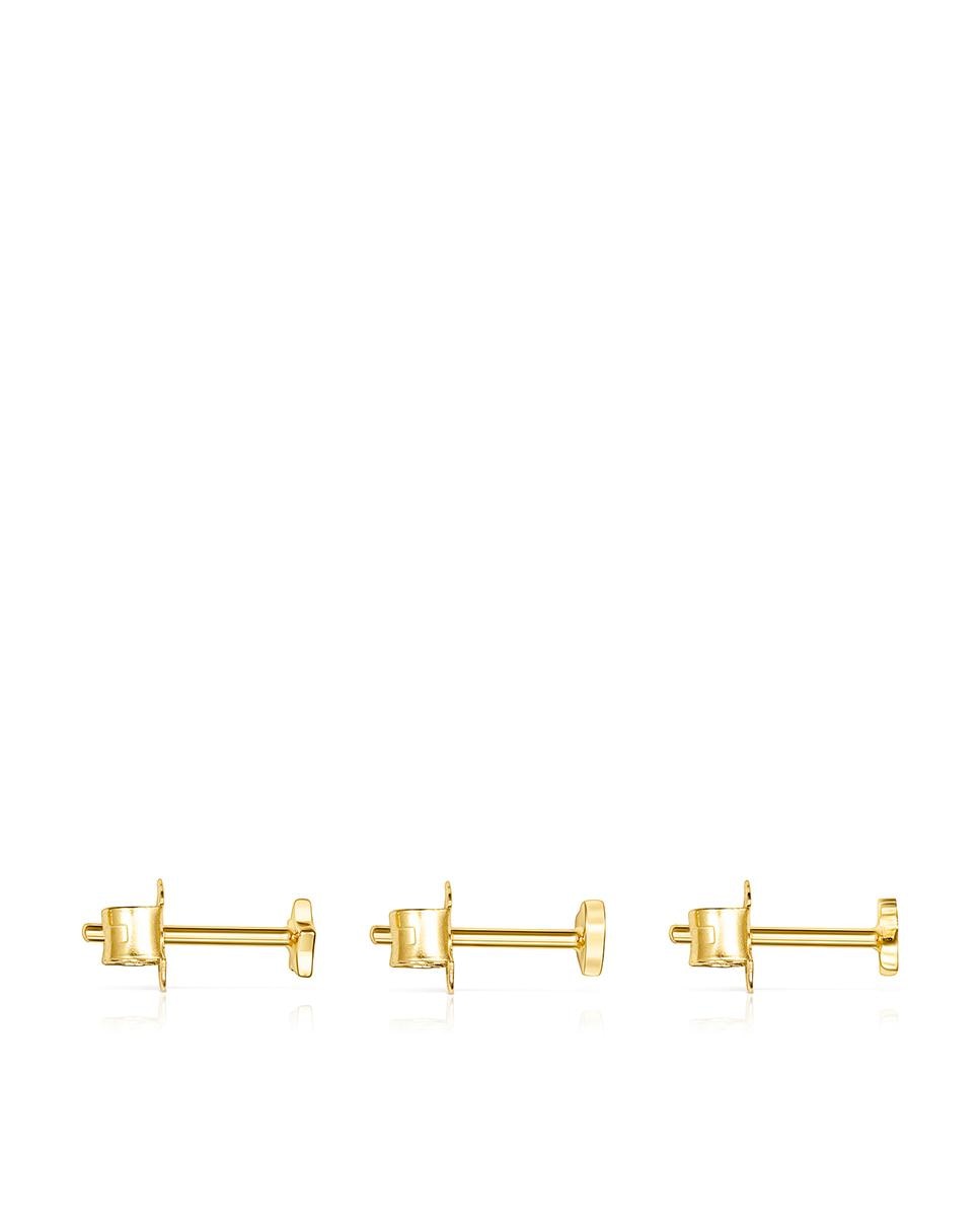 Brincos Cool Joy Banhados em Ouro de 18 Kt Sobre Prata Dourado-2