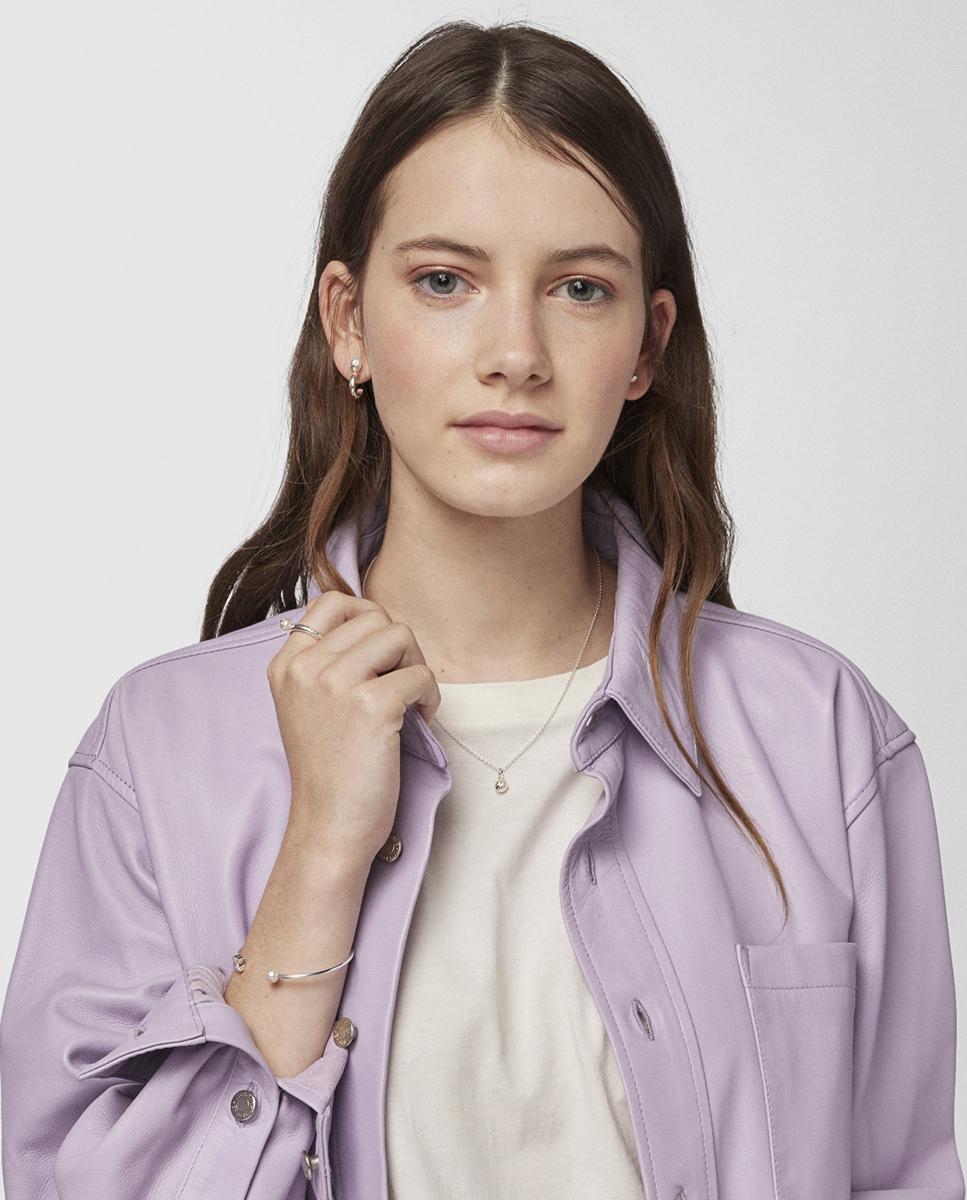 Colar Icon Pearl de Prata e Pérola Branco-4