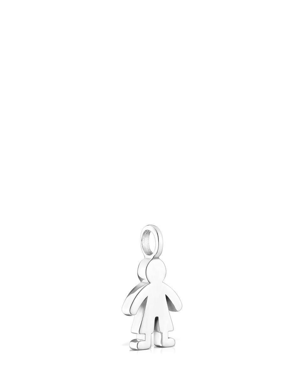 Pendente Sweet Dolls de Prata em Forma de Menino Prateado-2