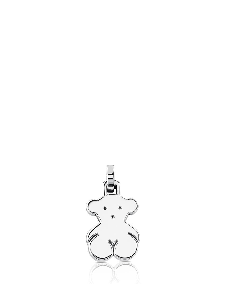 Pendente Sweet Dolls de Prata em Forma de Urso Prateado-1
