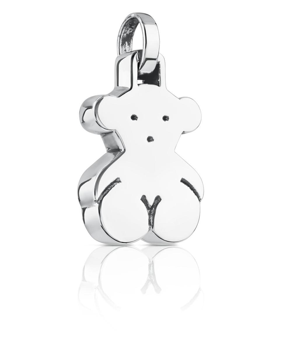Pendente Sweet Dolls de Prata em Forma de Urso Prateado-2