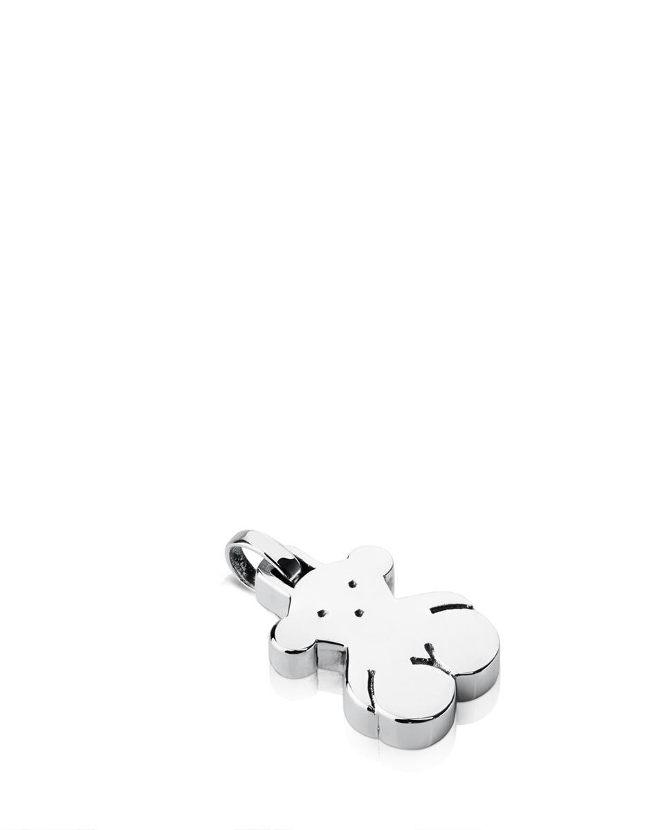 Pendente Sweet Dolls de Prata em Forma de Urso Prateado-4