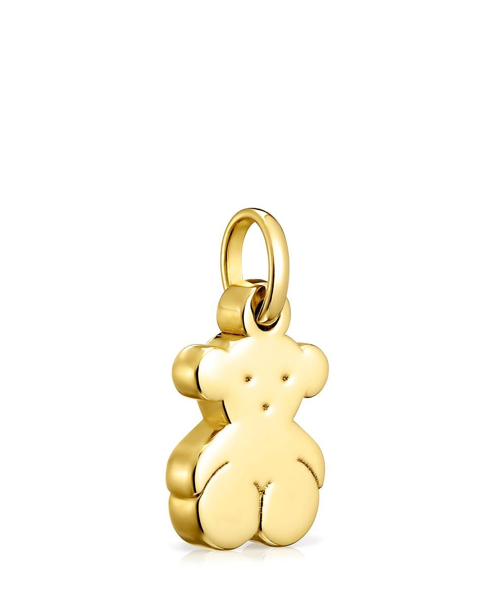 Pendente Sweet Dolls Banhado em Ouro de 18 Kt Sobre Prata em Forma de Urso Dourado-2